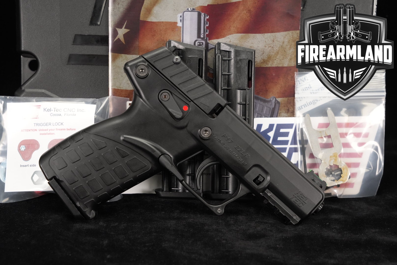 Kel-Tec P17 22LR 3.9" KelTec P-17 +3 MAGS & ORIG CASE-img-0