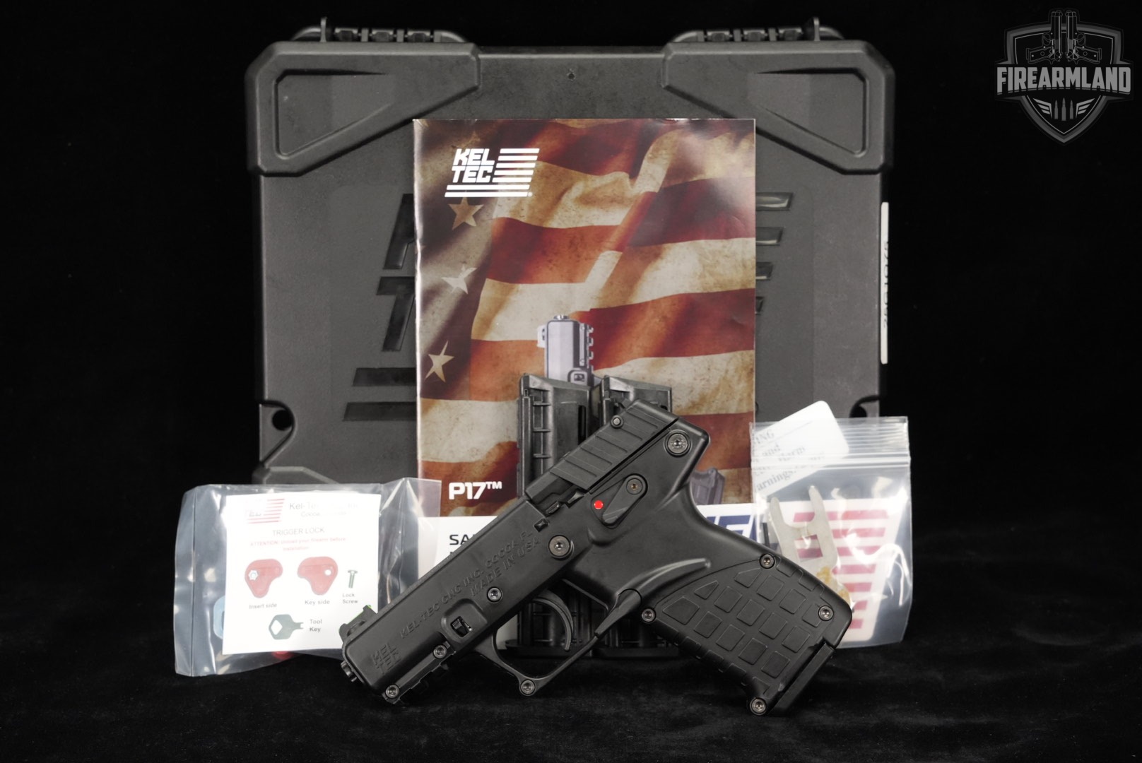 Kel-Tec P17 22LR 3.9" KelTec P-17 +3 MAGS & ORIG CASE-img-2