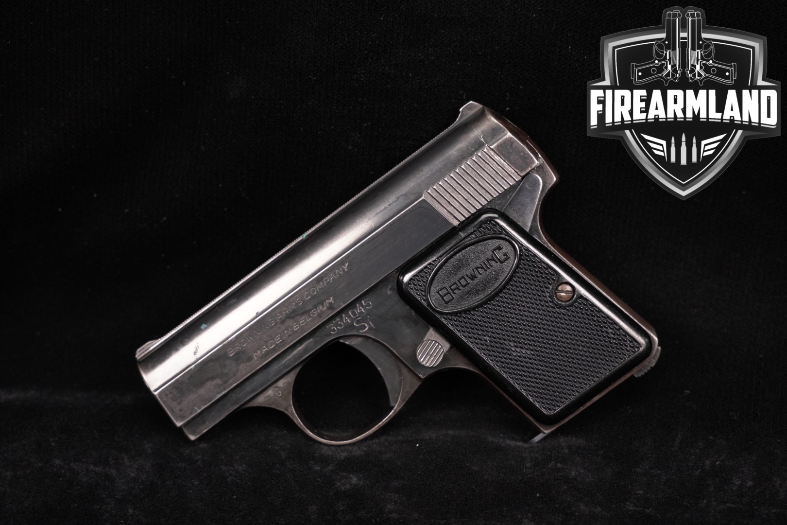 1966 FN Baby Browning .25 ACP (6.35Mm) 2.11 Blued-img-0