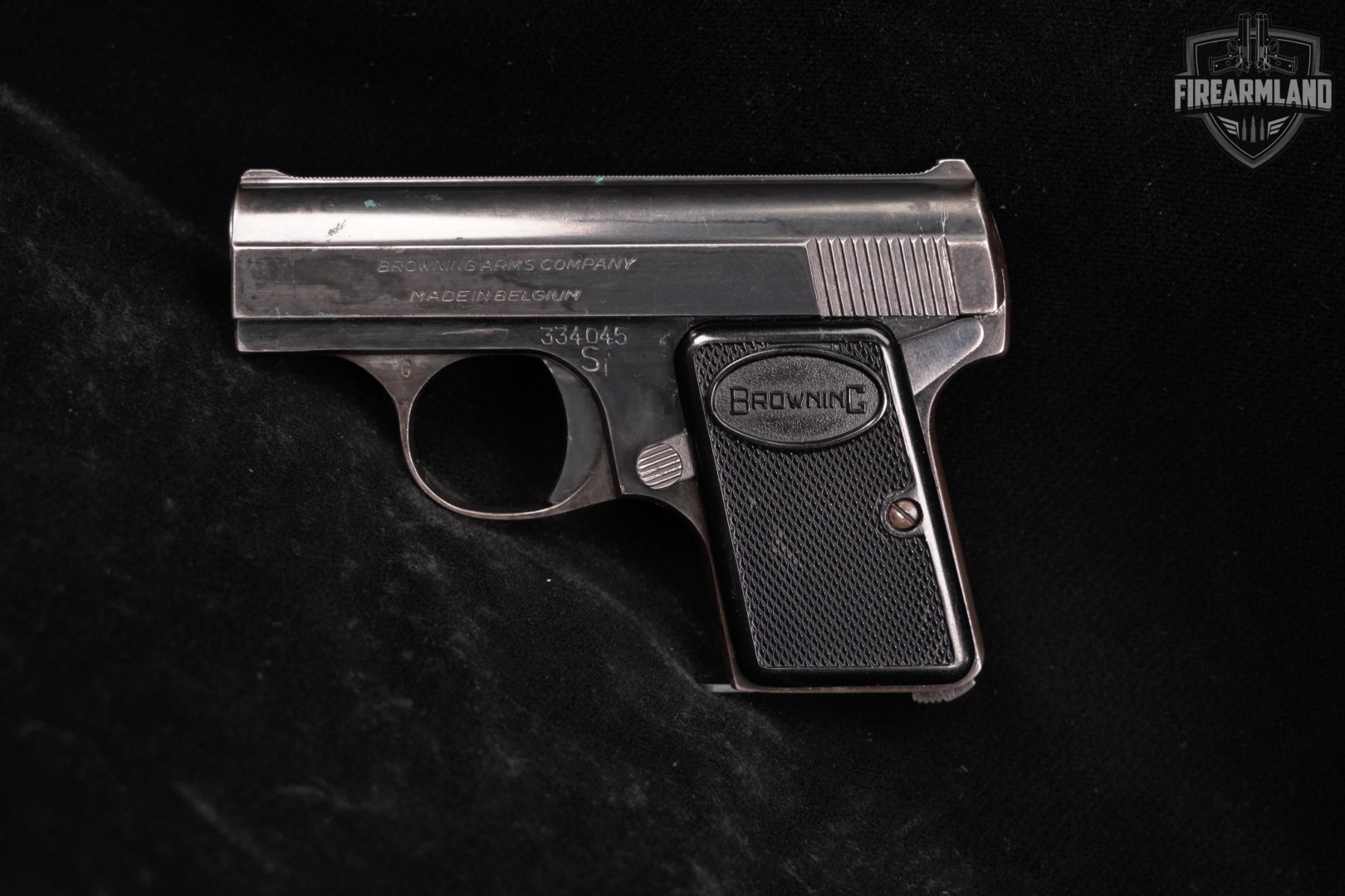 1966 FN Baby Browning .25 ACP (6.35Mm) 2.11 Blued-img-2