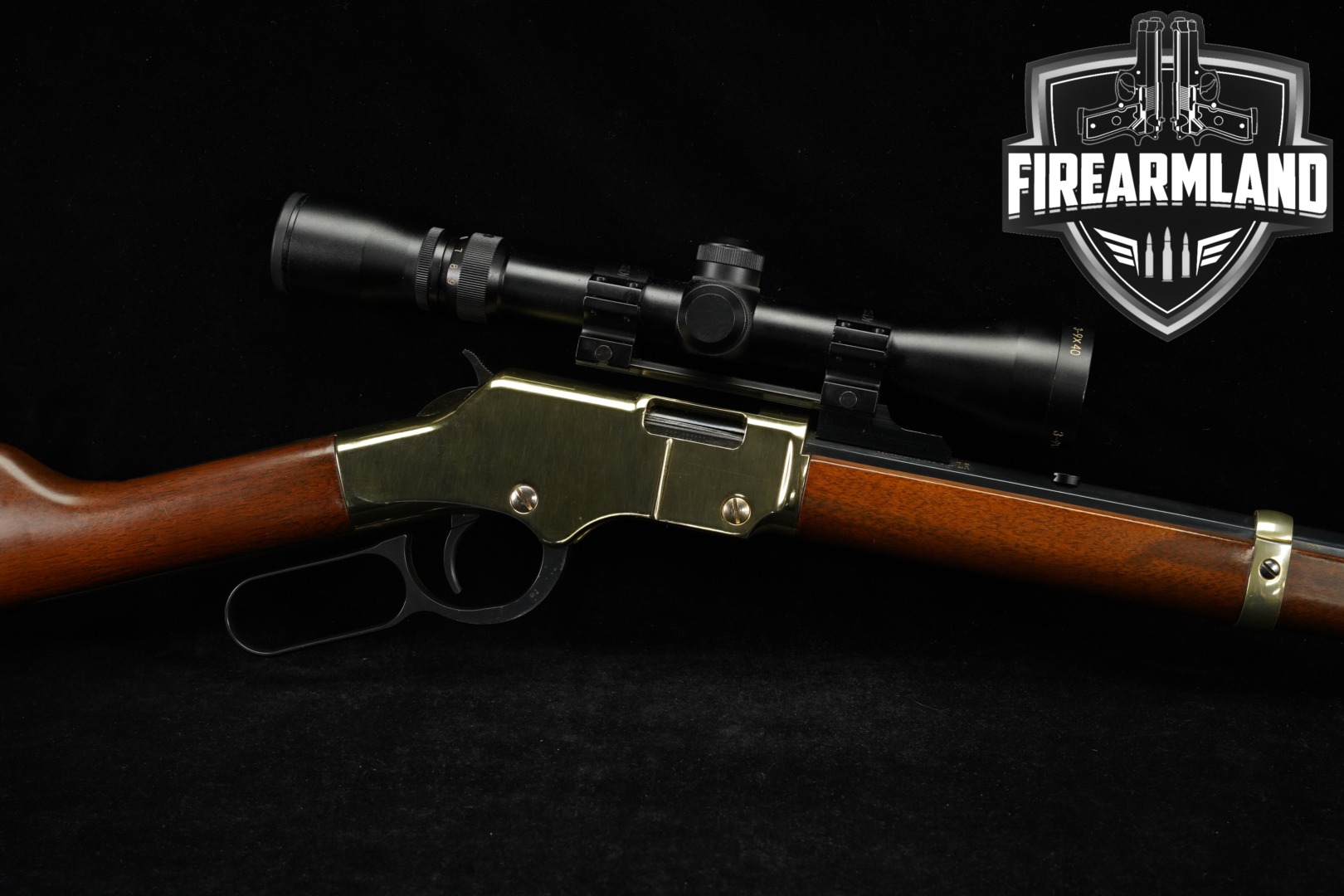 Henry Repeating Arms Golden Boy .22 S/L/LR Brasslite & Walnut in Good Condition Thumbnail