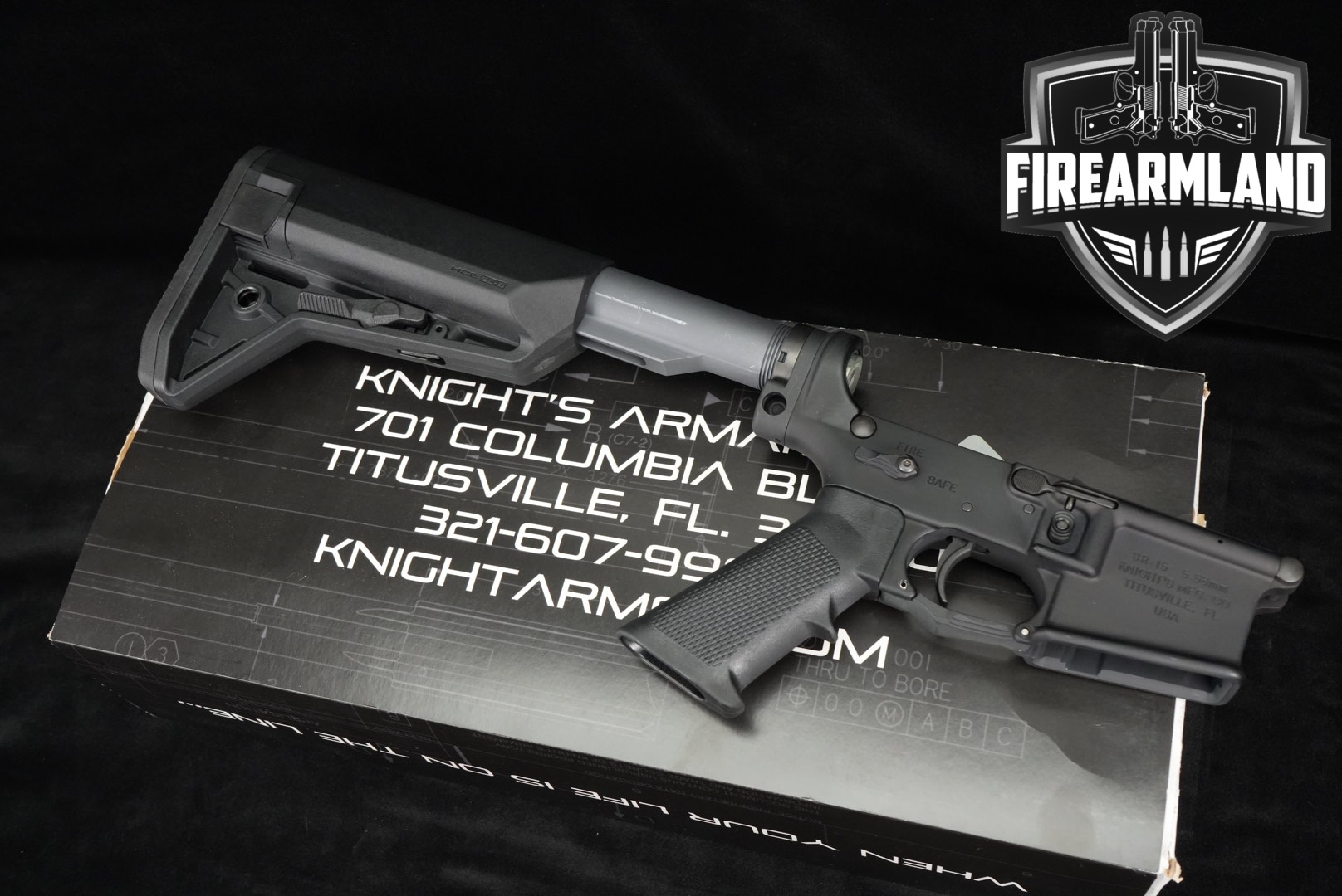 Knight's Armament (KAC) SR-15 Stoner Rifle IWS Complete Lower Receiver 5.56mm NATO in Very Good Condition Thumbnail