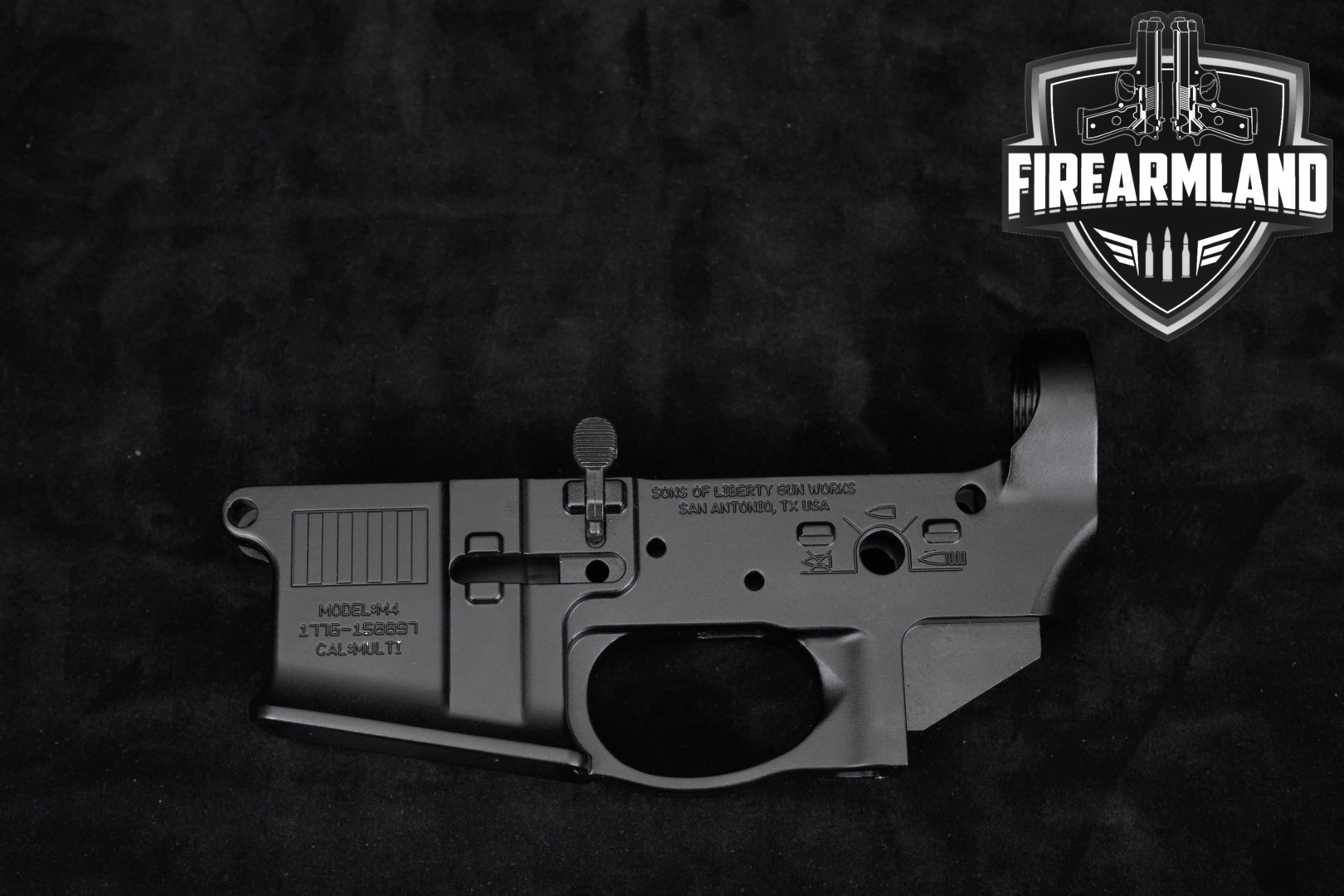 Sons of Libery Gun Works M4 Stripped-Lower Multi in Excellent Condition Thumbnail