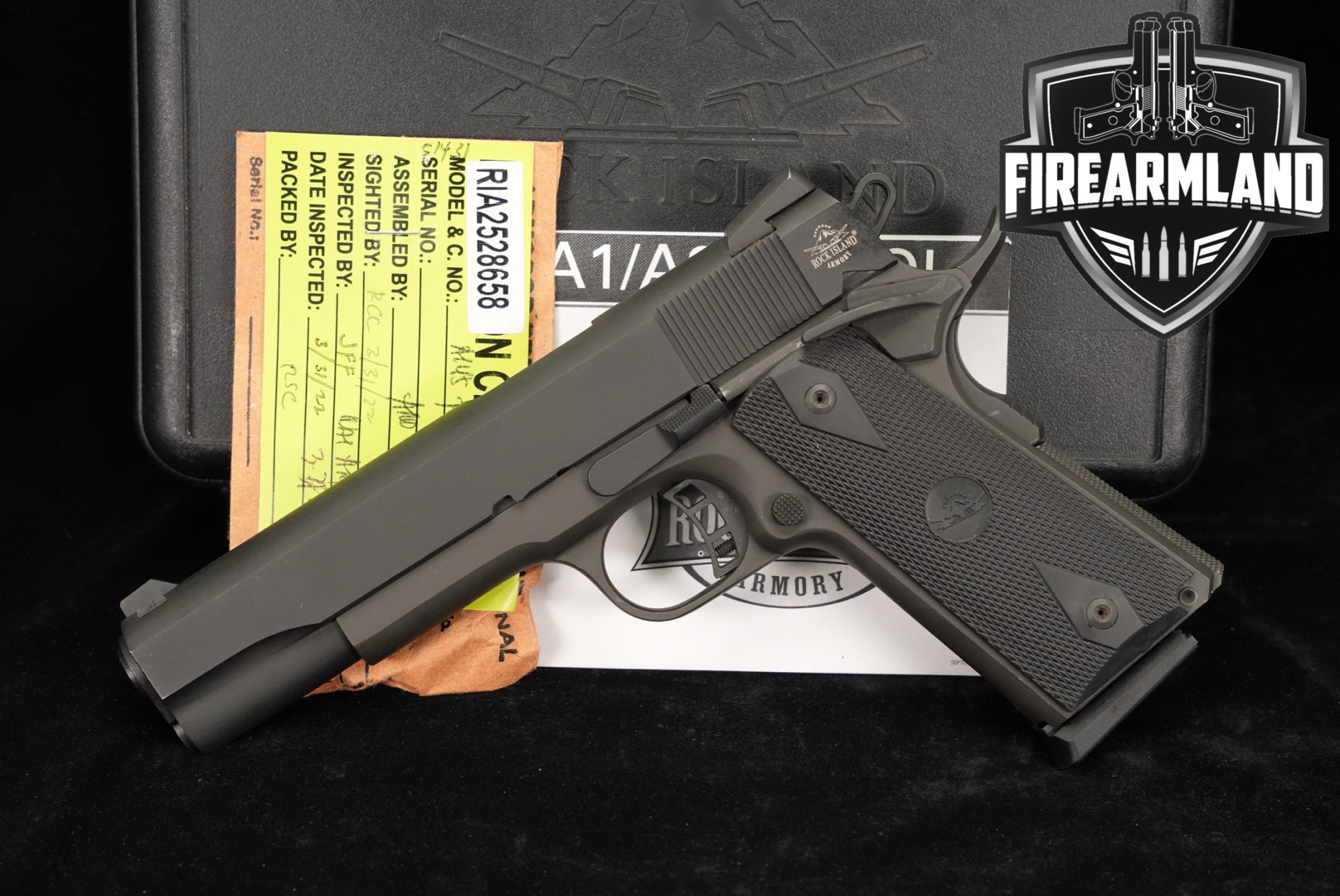 Rock Island Armory RIA M1911 A1 Standard FS 45ACP 1911 Series 70 +ORIG CASE-img-0