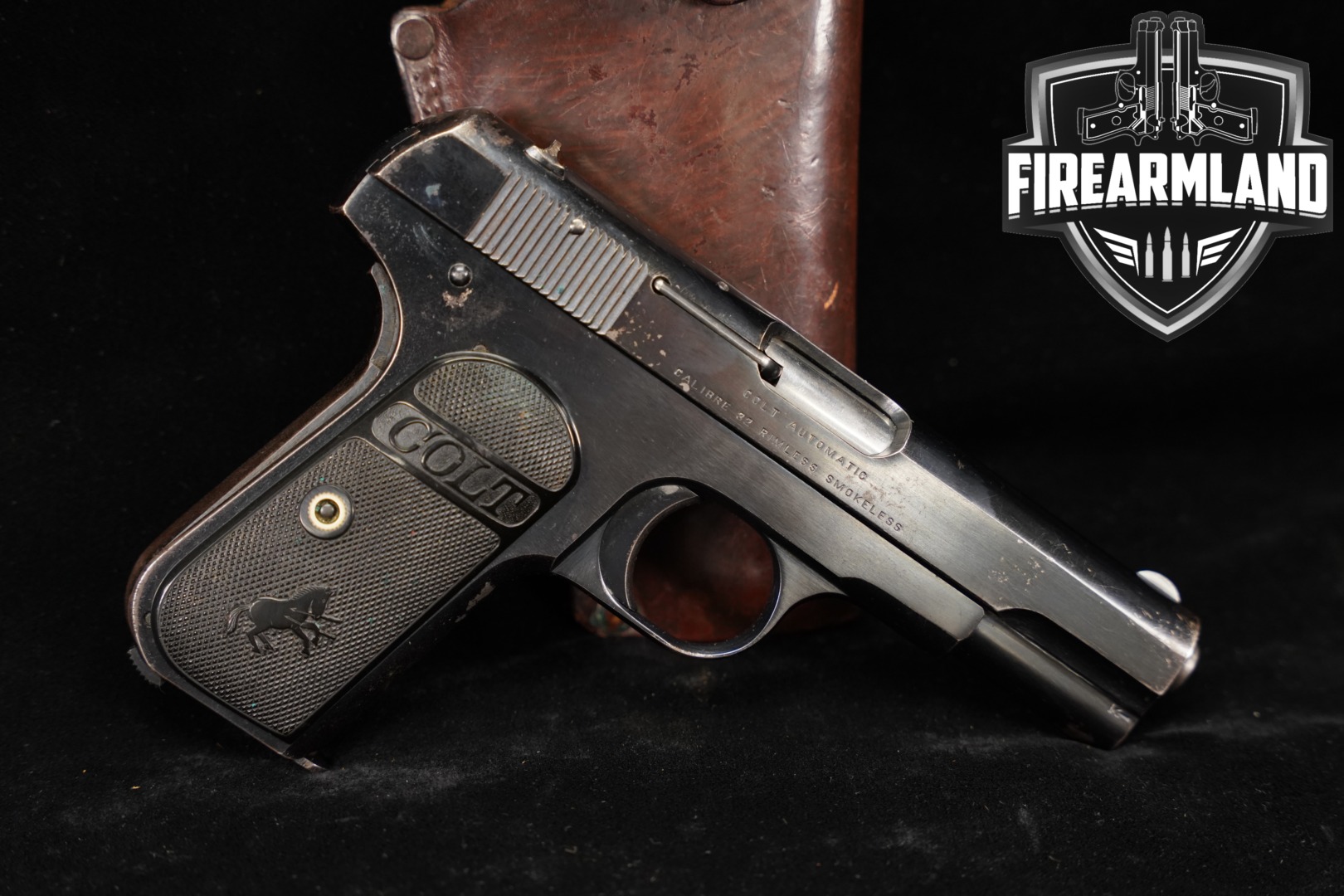 1916 Colt Model 1903 Pocket Hammerless Type III .32 ACP Blued in Fair Condition Thumbnail