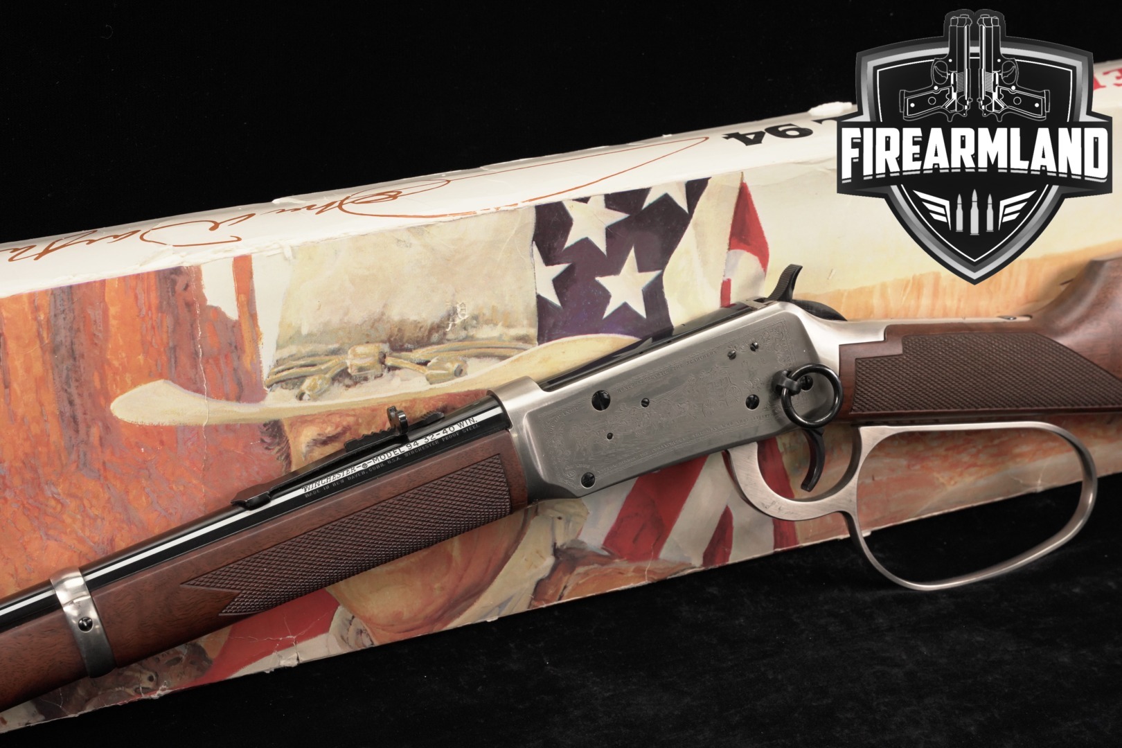 COMMEMORATIVE Winchester Model 94 JOHN WAYNE 32-40Winchester M94 +ORIG BOX-img-0