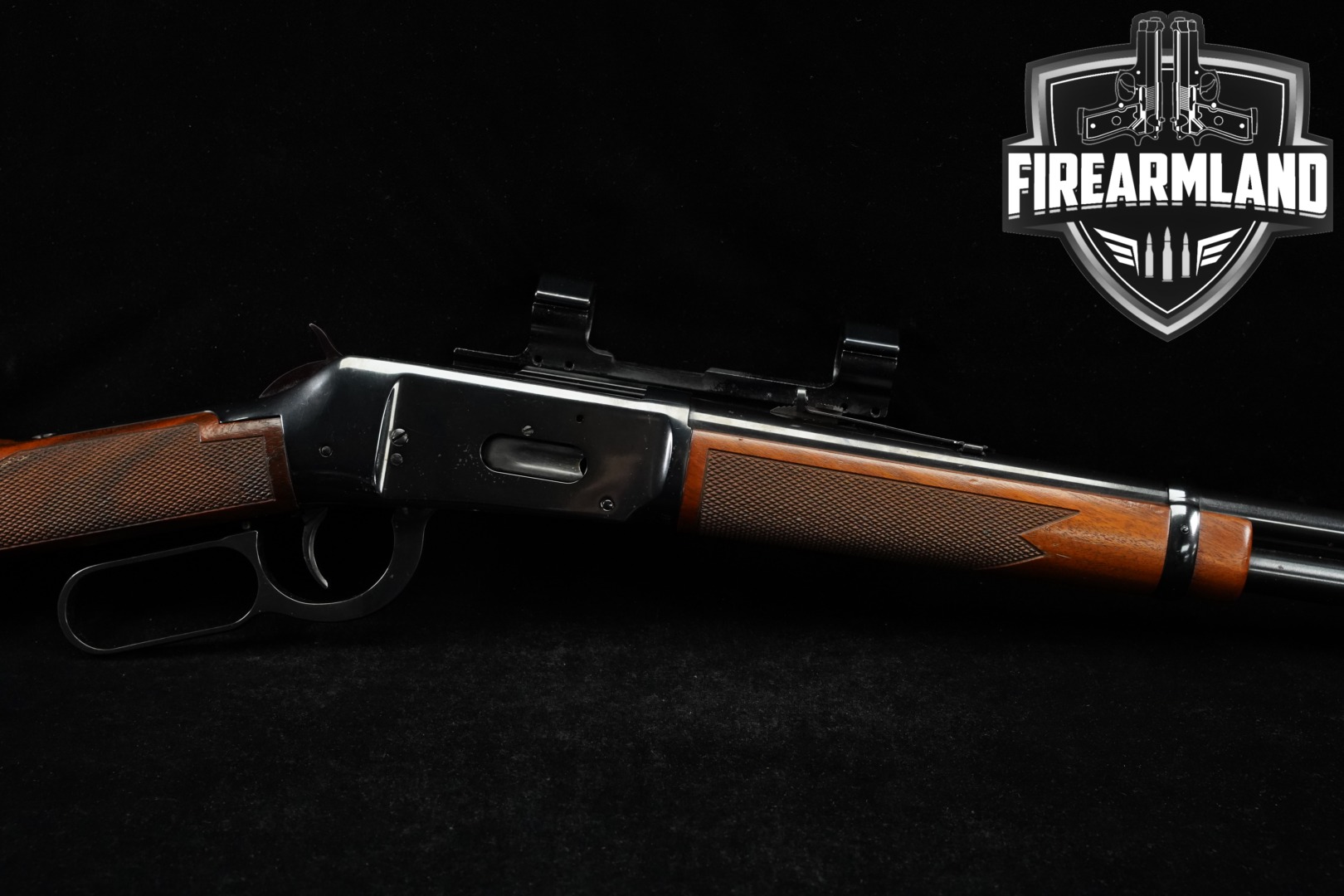 Winchester Repeating Arms Model 94 Big Bore XTR Carbine .375 Win. Blued & Walnut in Good Condition Thumbnail