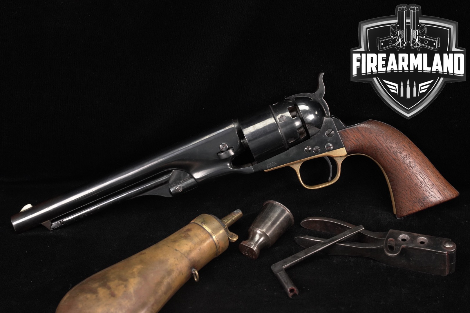 1861 Colt Model 1860 Army .44 caliber Blued in Good Condition Thumbnail