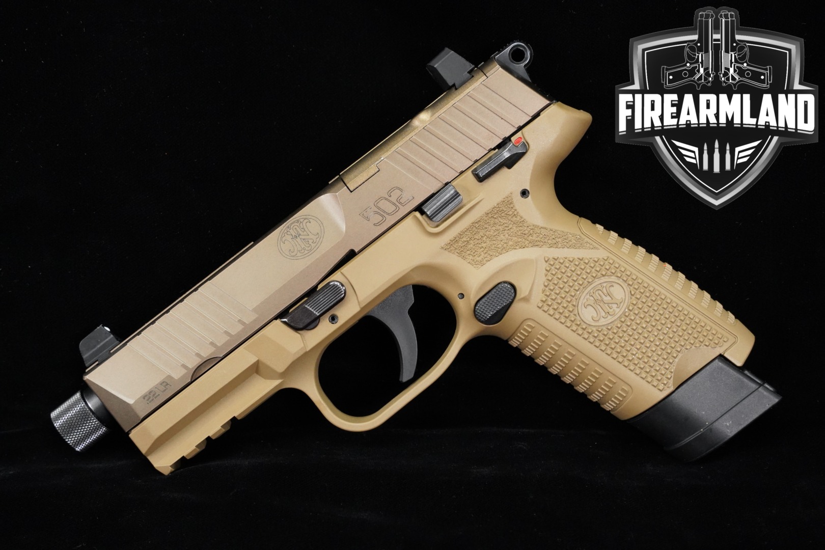 FN America 502 Tactical .22 LR FDE in Excellent Condition Thumbnail