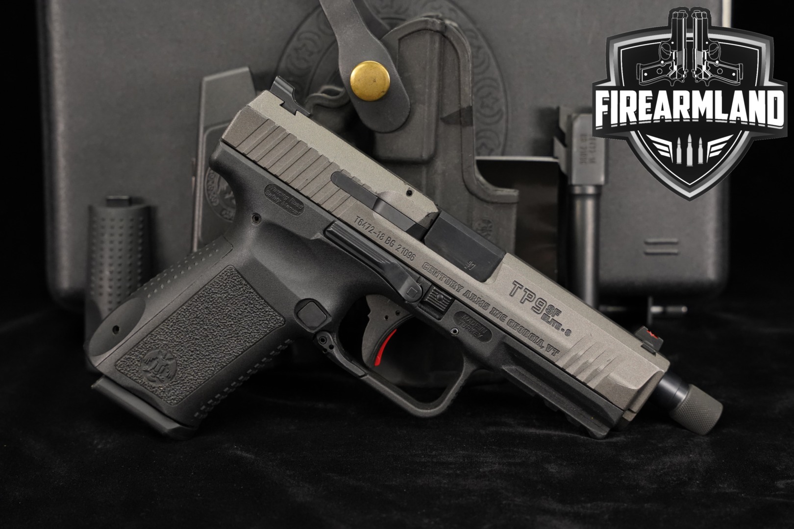 Canik TP9 SF Elite-S 9mm Luger Two-Tone Gray & Black in Very Good Condition Thumbnail