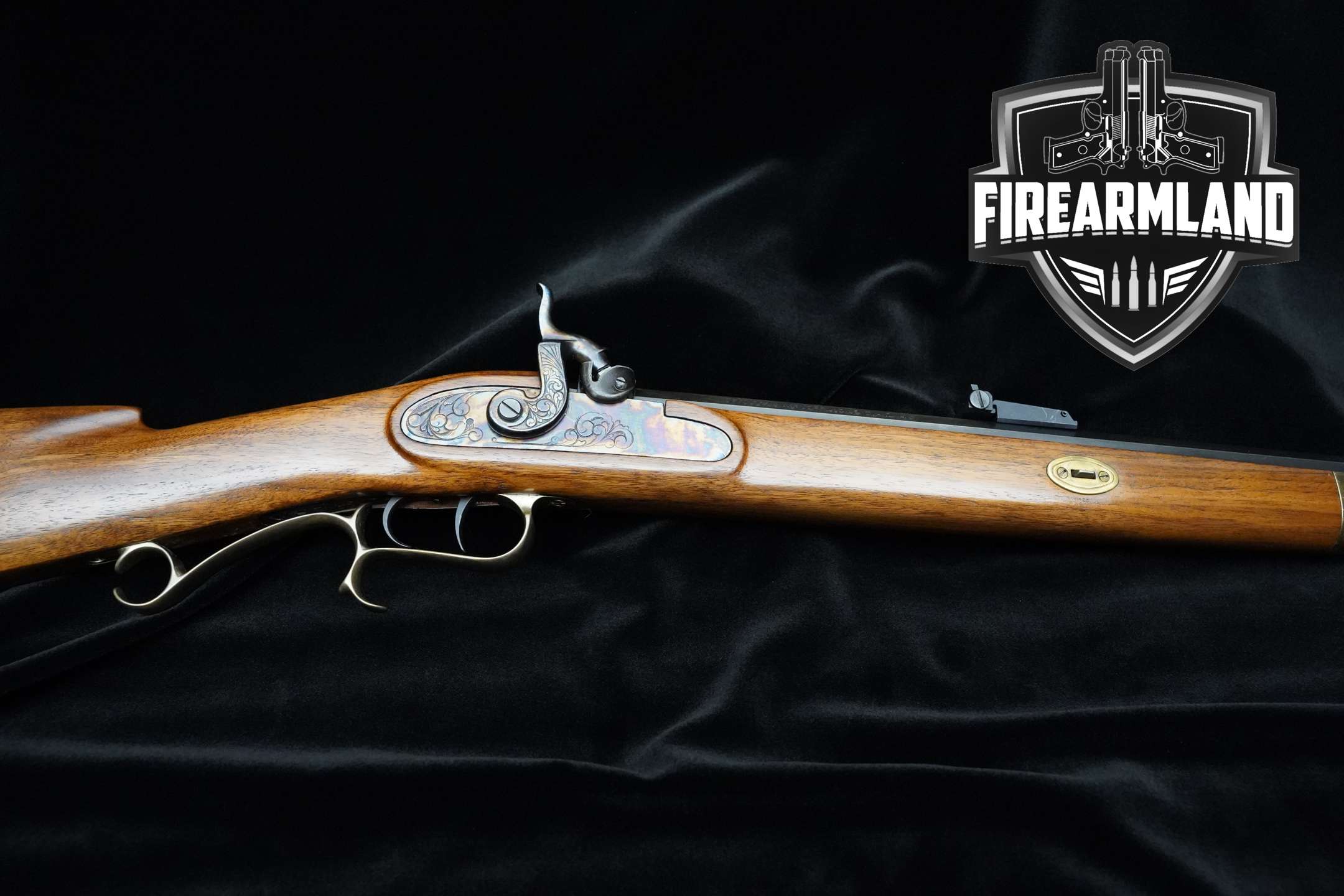 Thompson Center (TC, T/C, TCA) Hawken .45 BPM (Black Powder) Two-Tone in Excellent Condition Thumbnail