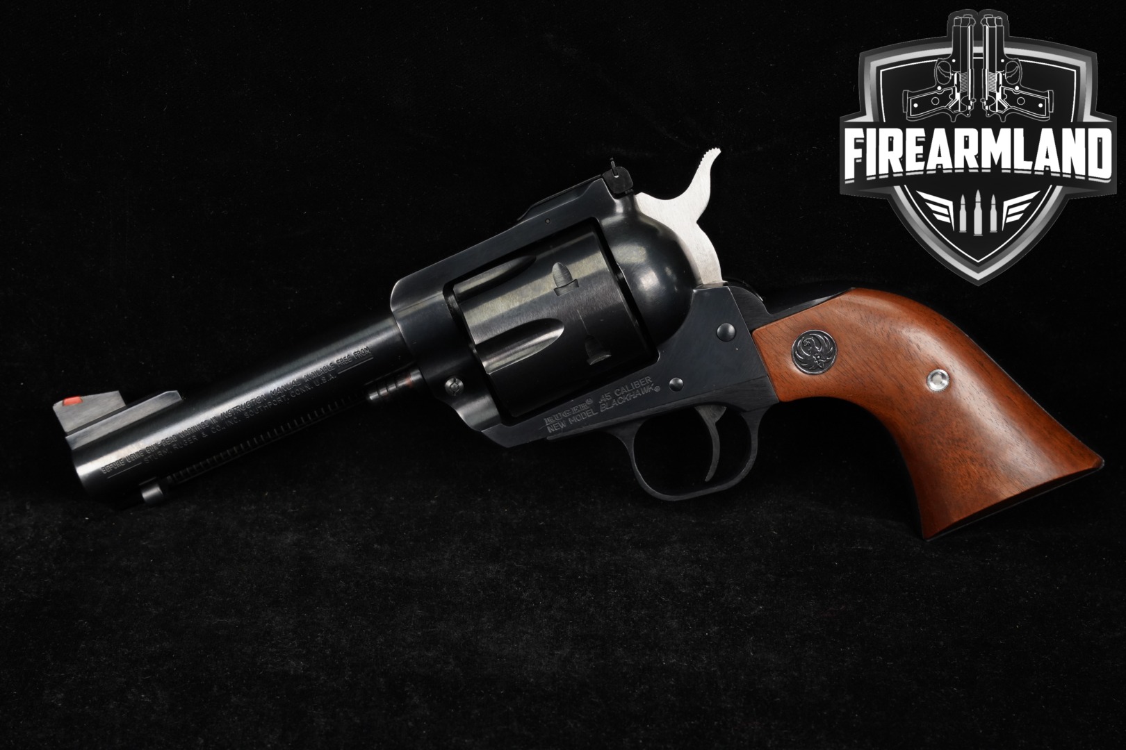 Sturm Ruger New Model Blackhawk .45 Colt Blued in Very Good Condition Thumbnail