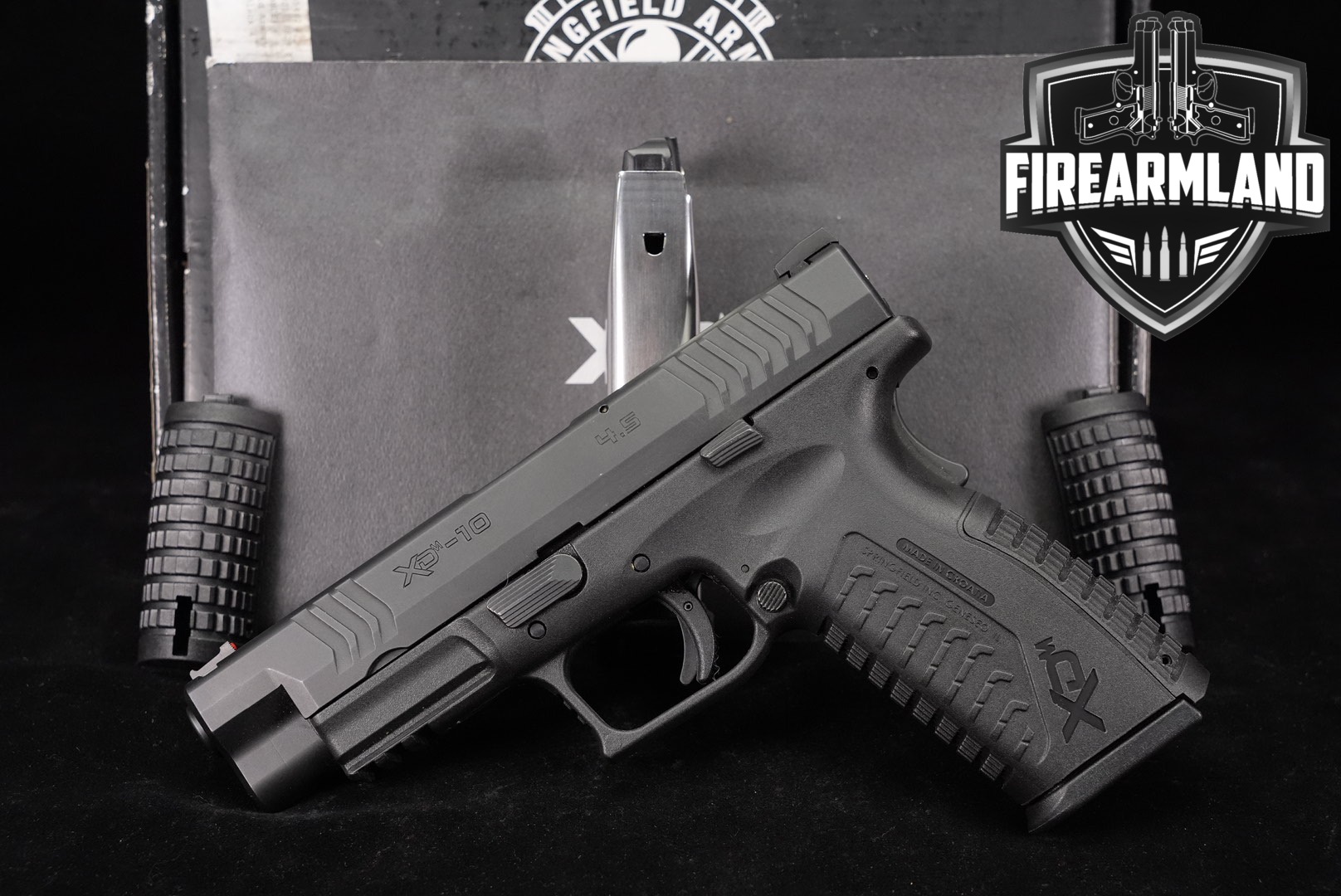 Springfield Armory XD-M 10mm 4.5" XDM +2 MAGS & ORIG BOX-img-0