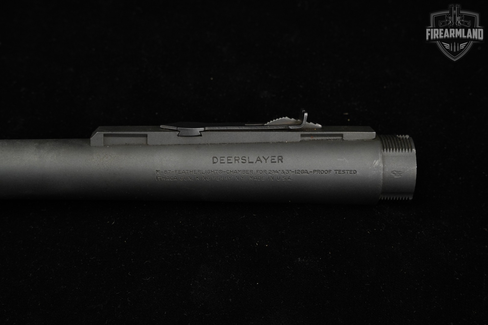 Ithaca Model 87 Featherlight Deerslayer 20" Grey M87 Fully Rifled Barrel-img-4