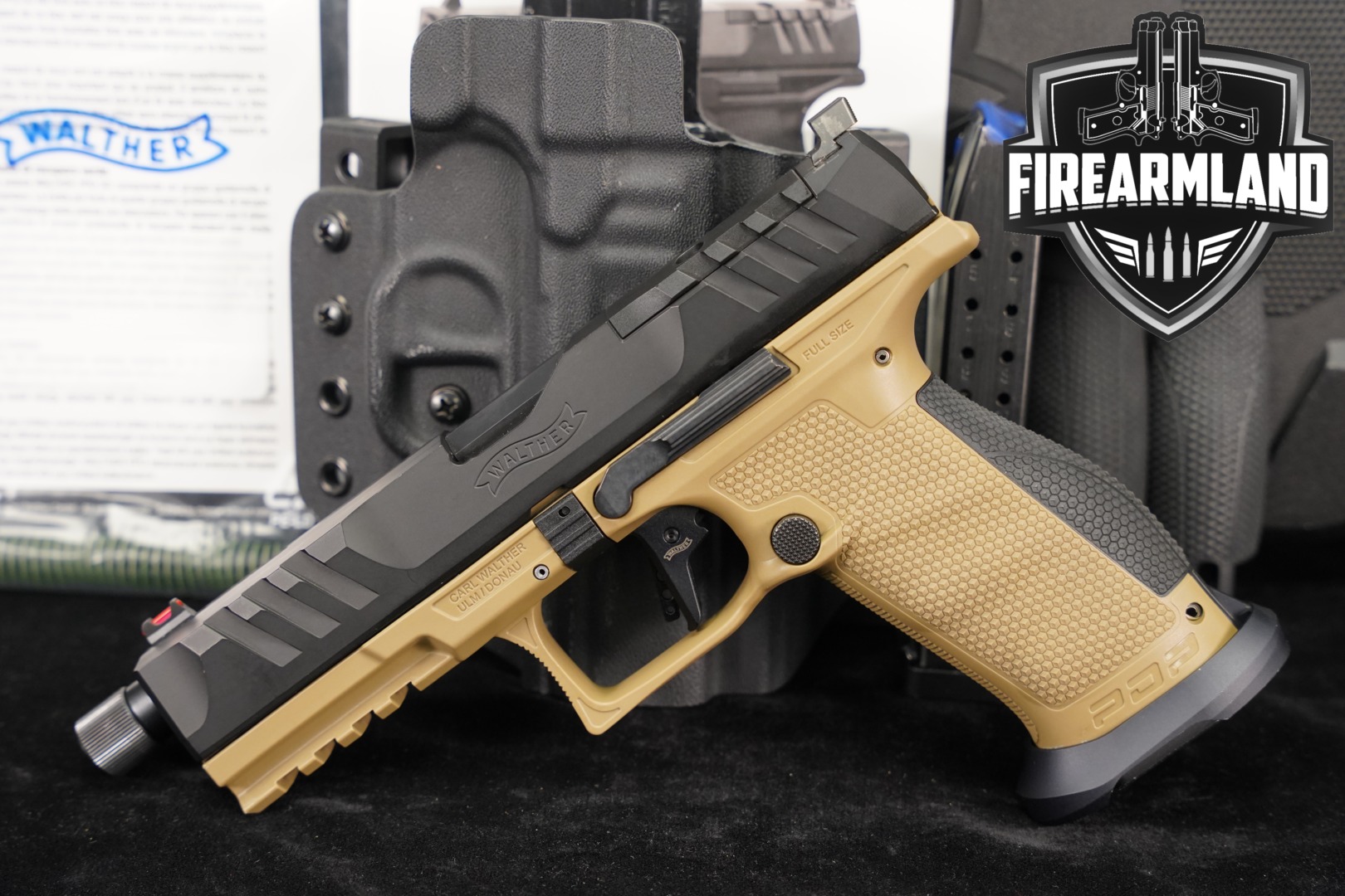 Walther PDP Pro SD Full Size 9mm Luger Two-Tone FDE in Excellent Condition Thumbnail