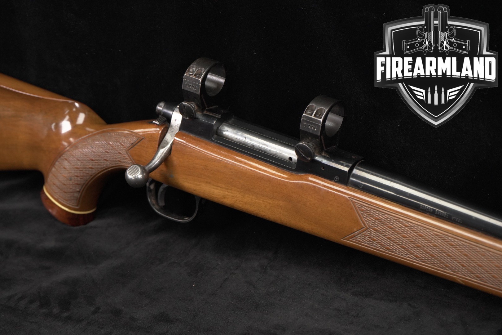 Tikka LSA-55 Deluxe .243 Win. Blued & Walnut in Fair Condition Thumbnail