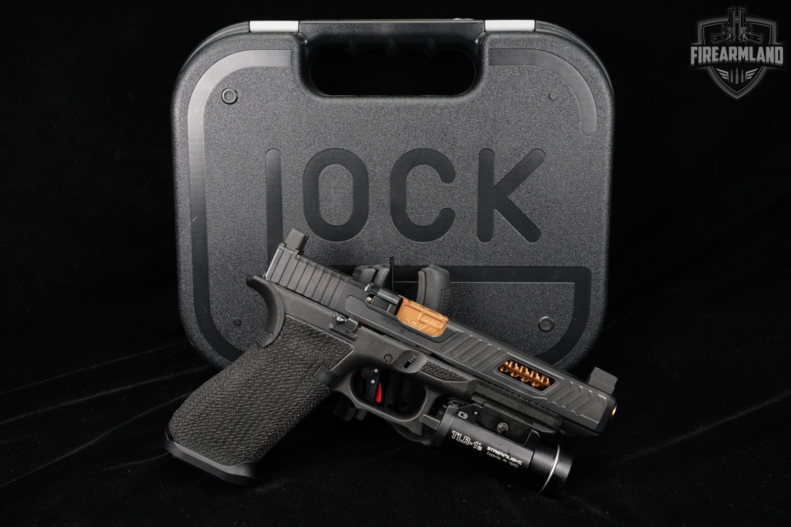 CUSTOM Glock 34 Gen5 MOS G34 Gen 5 TIMNEY TRIGGER +ORIG CASE, STREAMLIGHT-img-2