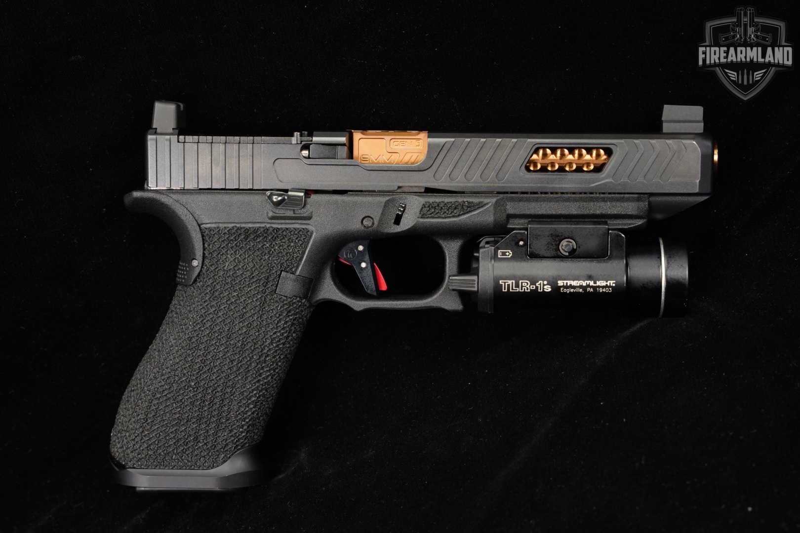 CUSTOM Glock 34 Gen5 MOS G34 Gen 5 TIMNEY TRIGGER +ORIG CASE, STREAMLIGHT-img-3