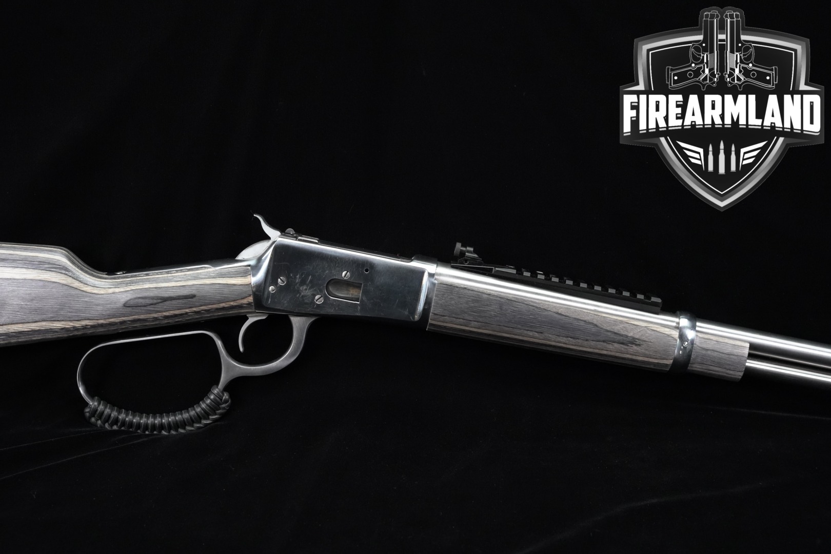 Rossi R92 .357 Mag. Polished Stainless & Grey Laminate in Good Condition Thumbnail
