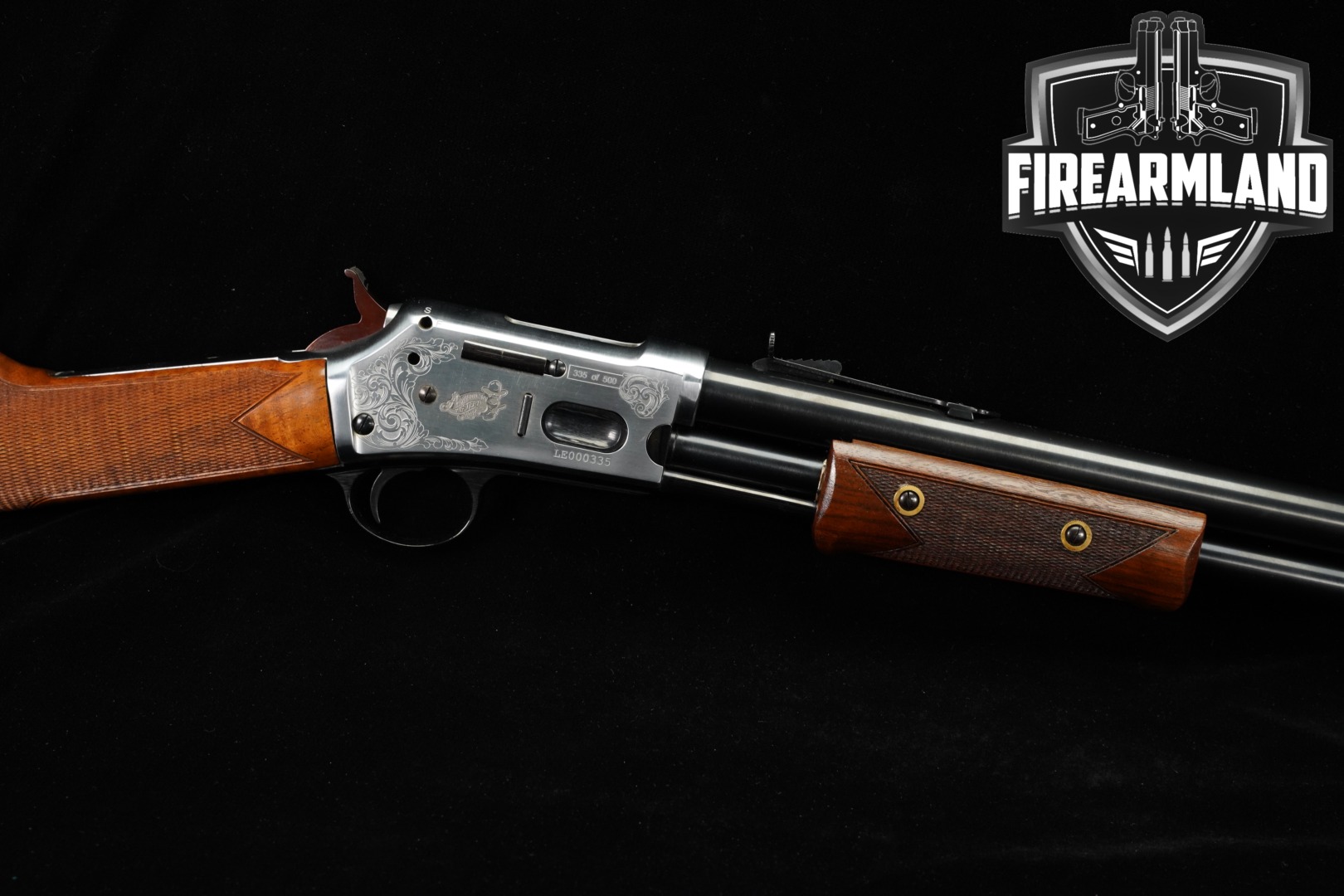 LIMITED 335 Of 500 American Western Arms AWA Lightning Rifle 45 Colt-img-0