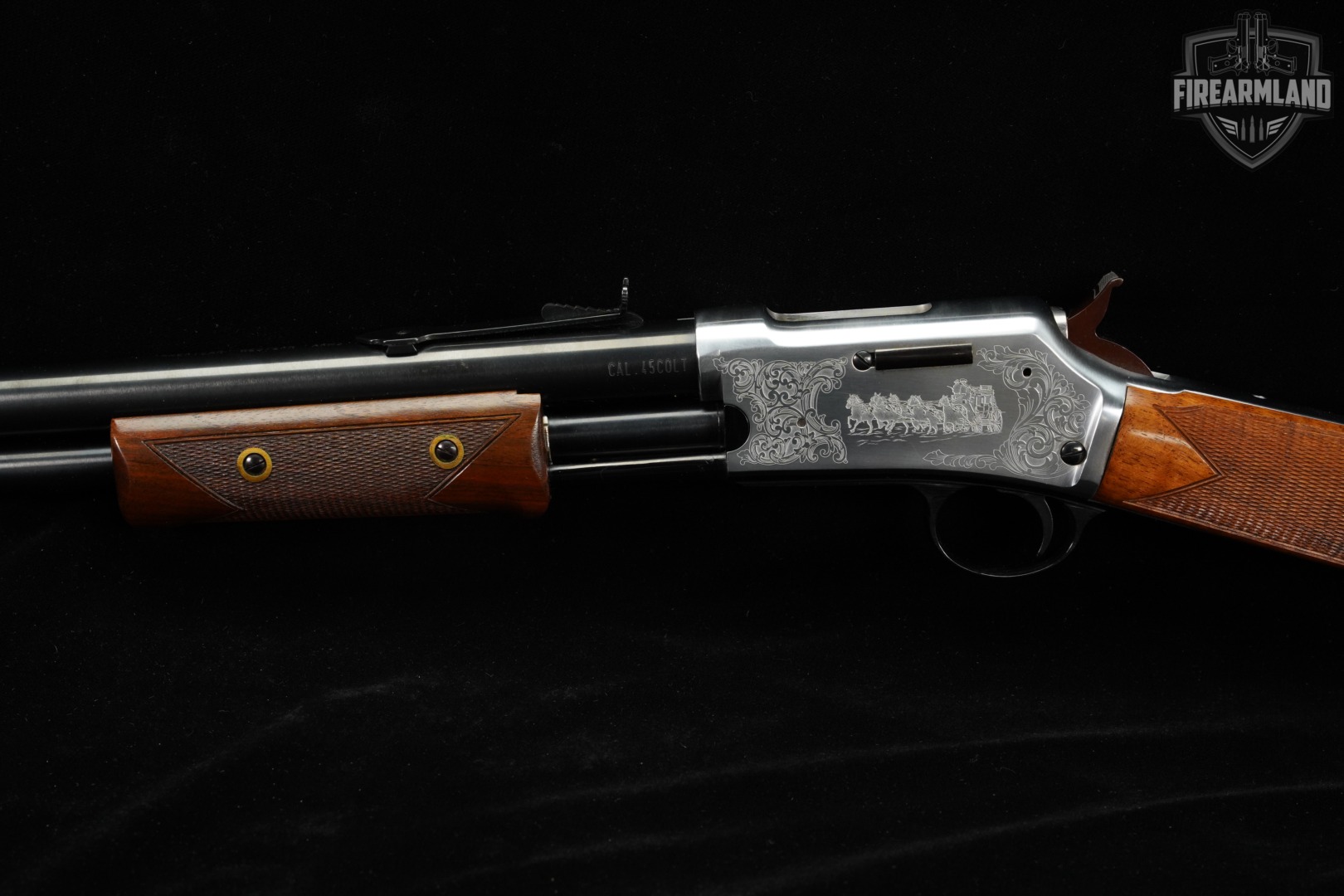 LIMITED 335 Of 500 American Western Arms AWA Lightning Rifle 45 Colt-img-8