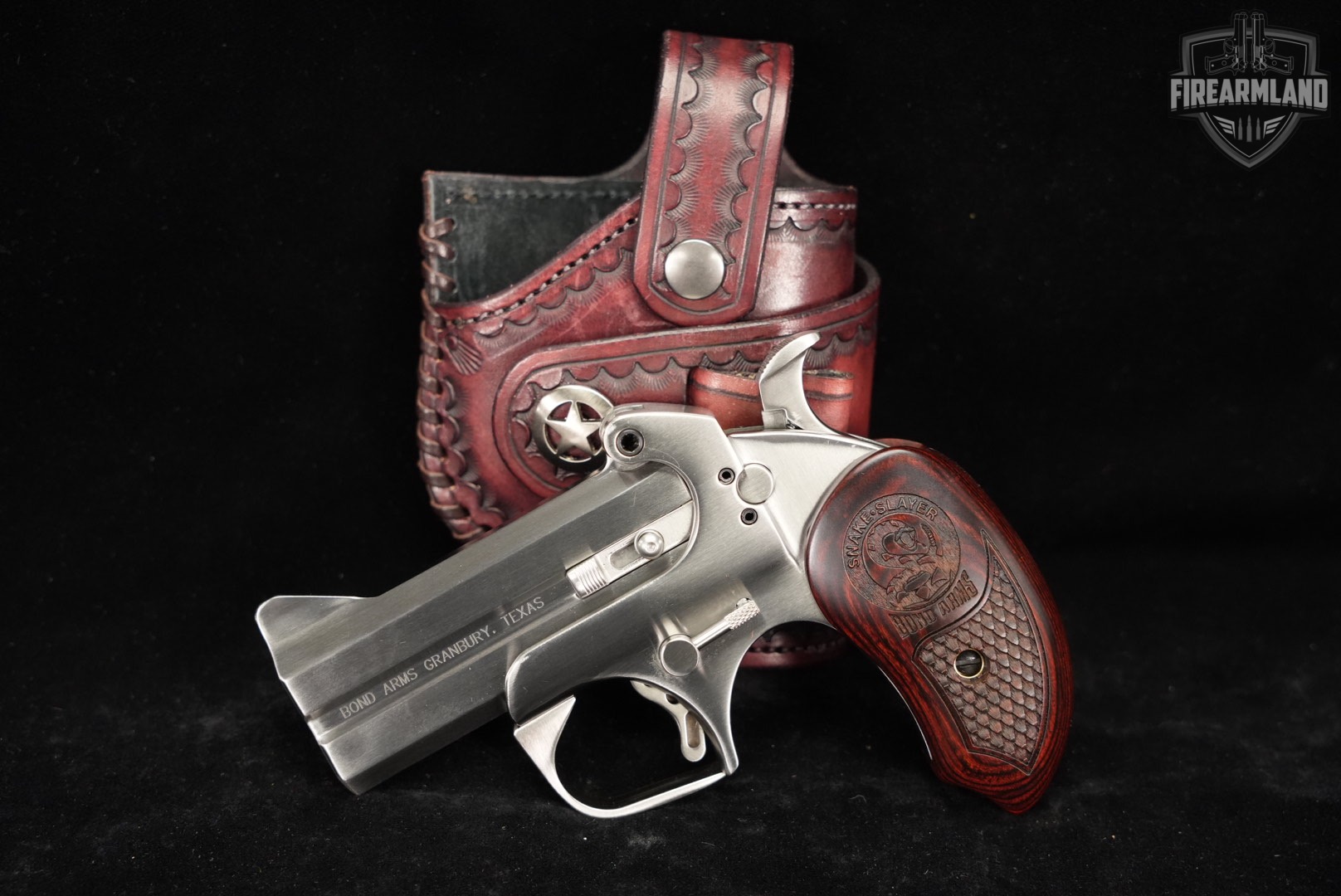 Bond Arms Snake Slayer 45 LC/410 3.5" Satin Stainless +ORIG CASE & HOLSTER-img-2