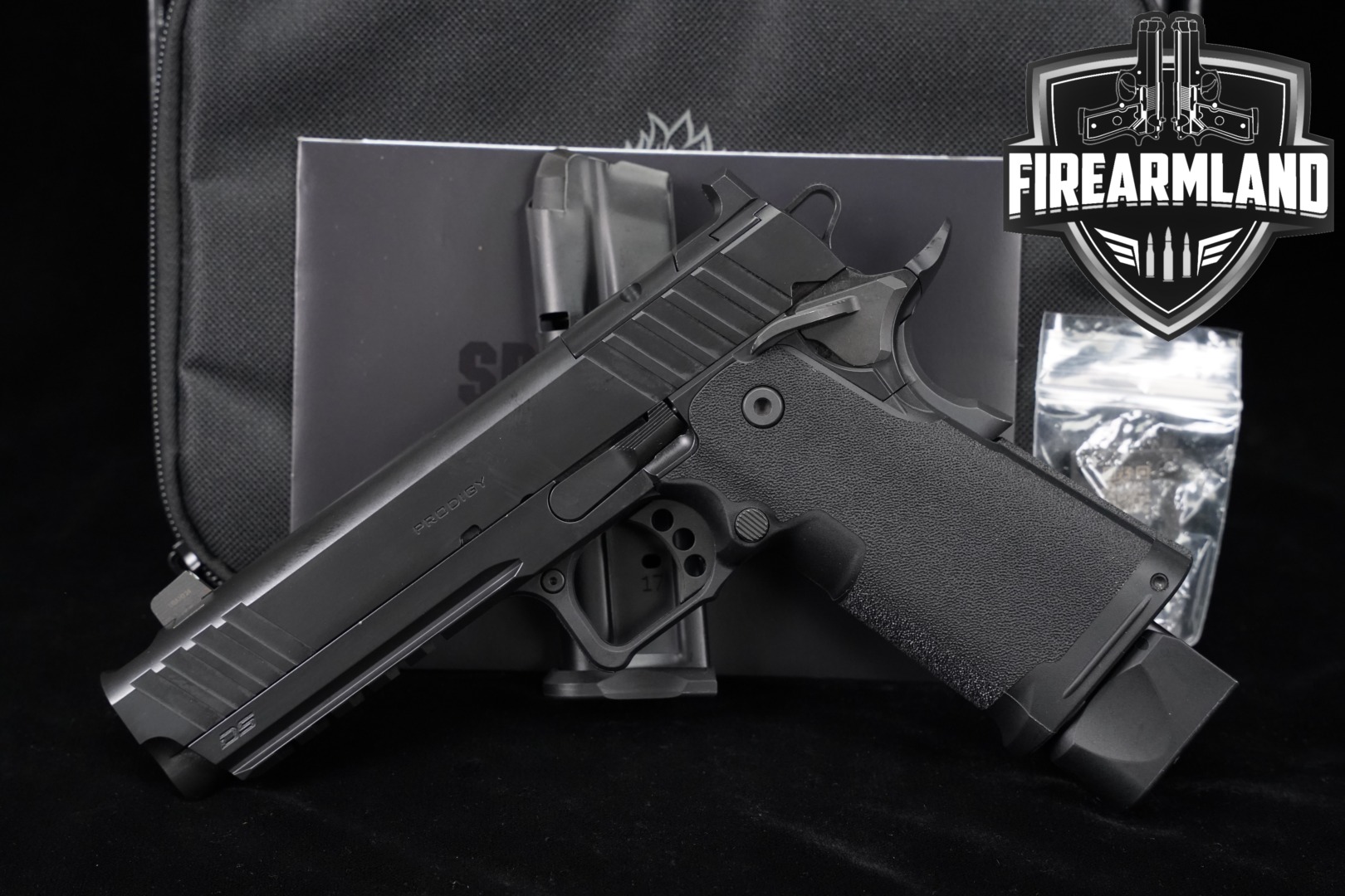 Springfield Armory 1911 DS Prodigy Comp AOS 9mm Luger Black in Very Good Condition Thumbnail