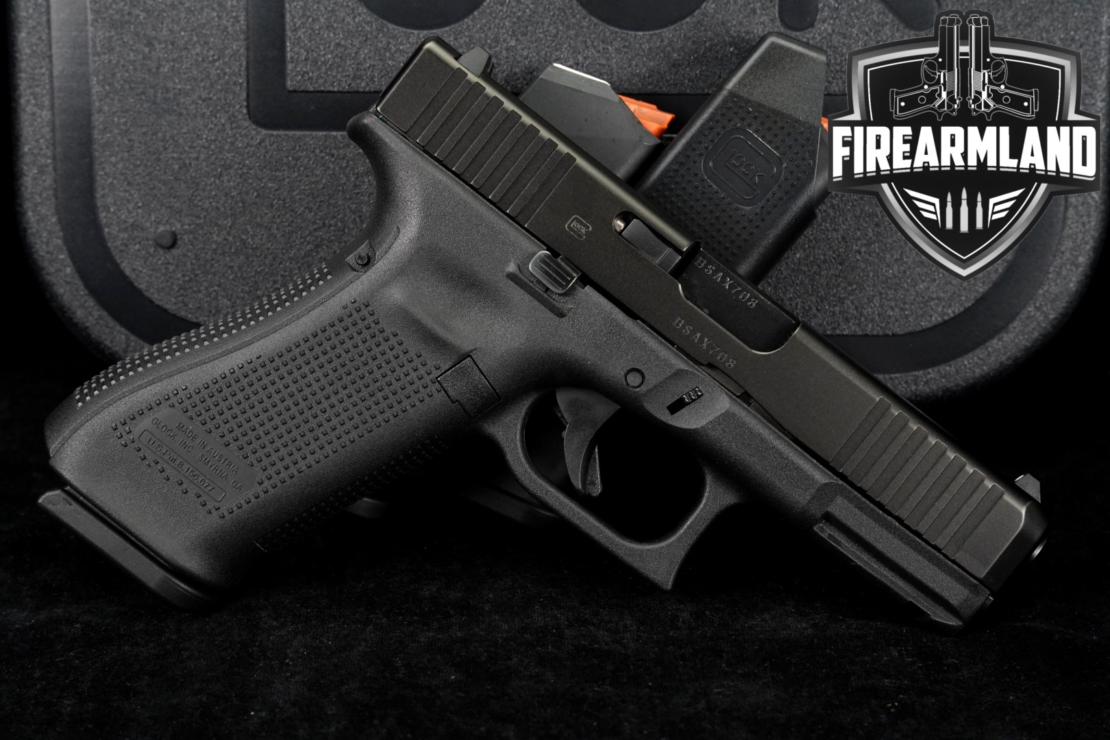 Glock 45 9mm Luger Black in Excellent Condition Thumbnail