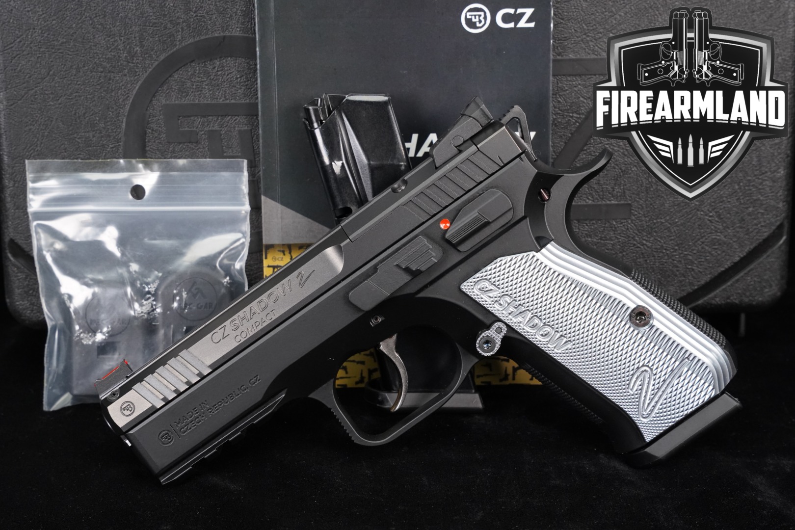 CZ Shadow 2 Compact Optics-Ready (OR) 9mm Luger Black in Excellent Condition Thumbnail