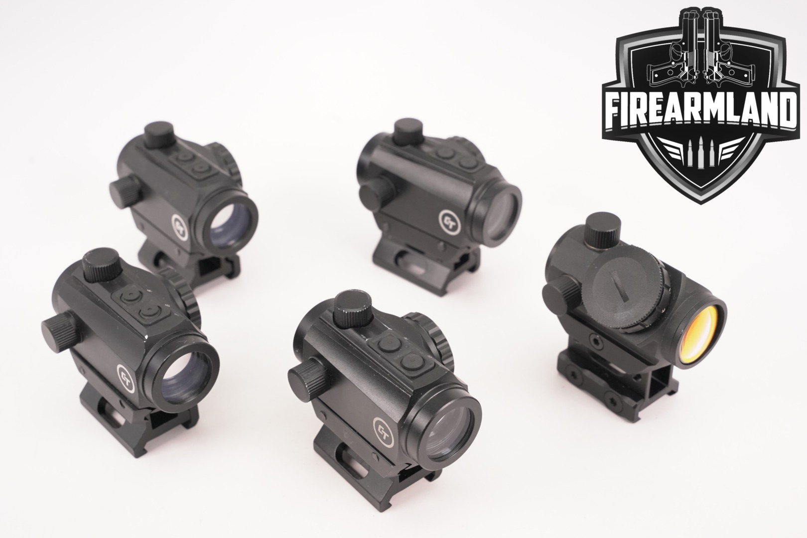 FIVE RED DOT SIGHT LOT 5 Pack Crimson Trace Bushnell RDS-img-0