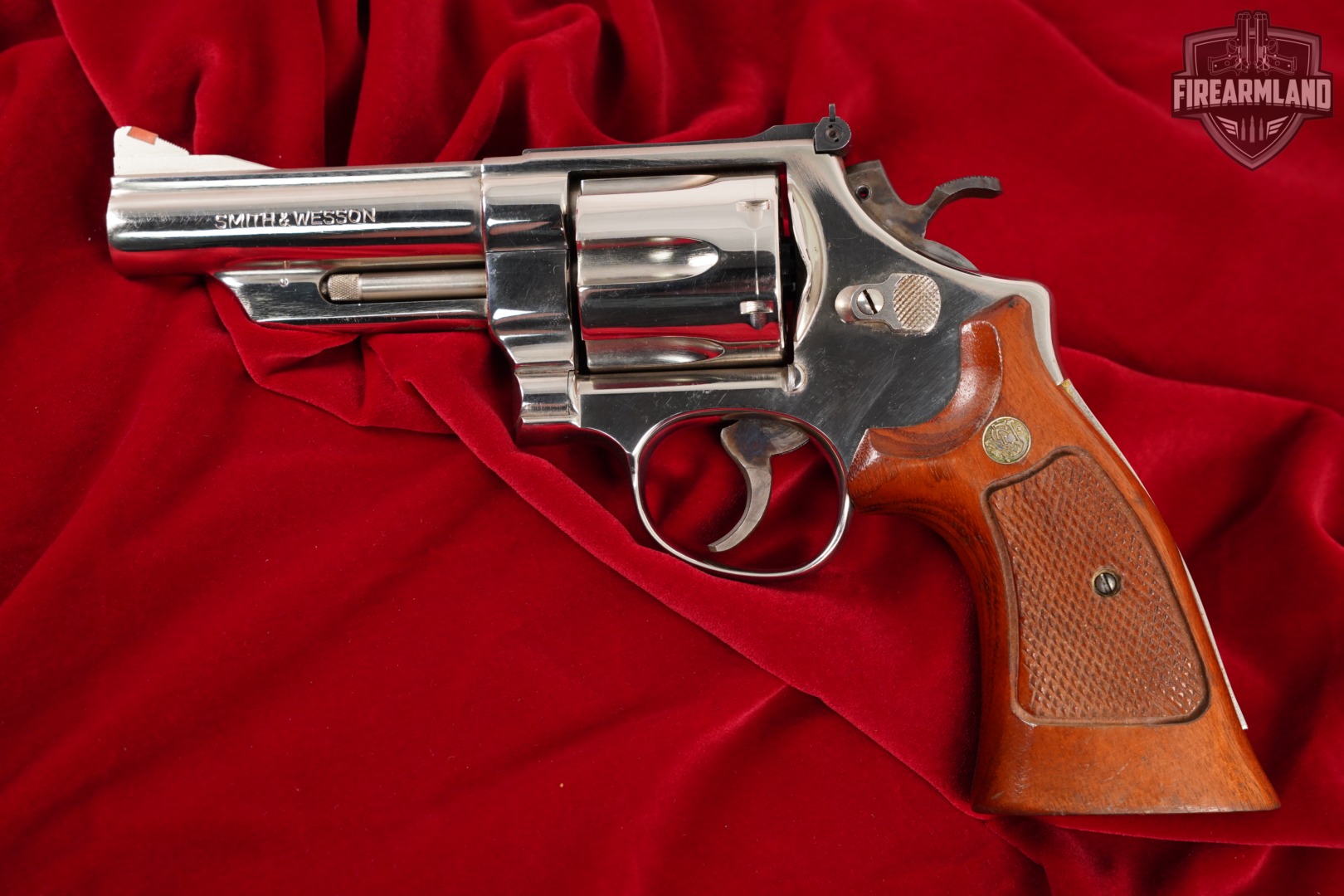 1980-1983 Smith & Wesson Model 29-2 S&W 44 Rem Mag 4" Bright Nickel DA/SA-img-2