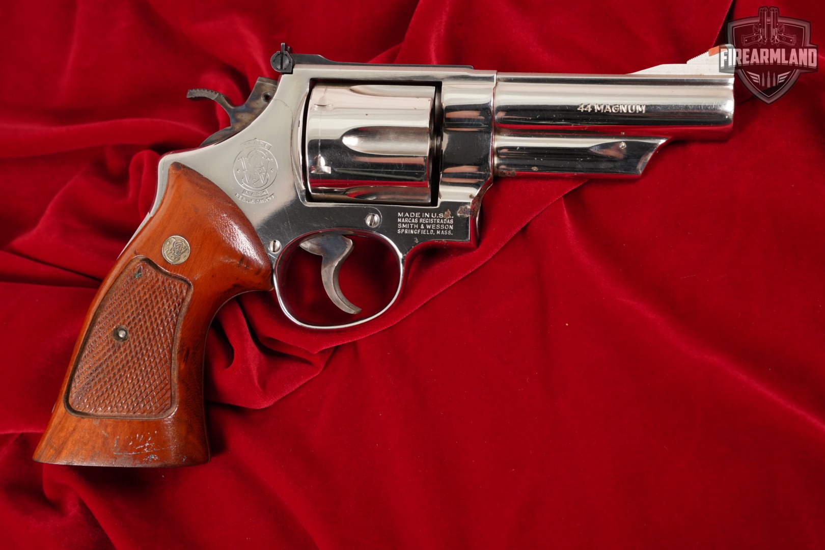 1980-1983 Smith & Wesson Model 29-2 S&W 44 Rem Mag 4" Bright Nickel DA/SA-img-4