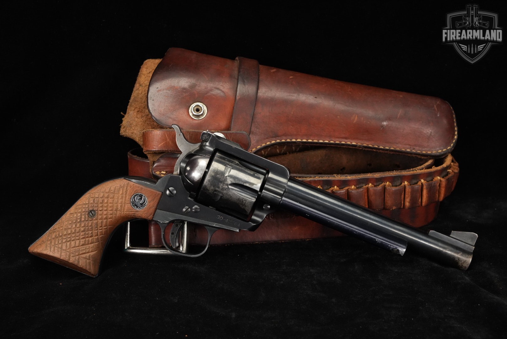 1969 Ruger Blackhawk Old Model Three-Screw 357 Magnum 6.5" Blued +HOLSTER-img-2