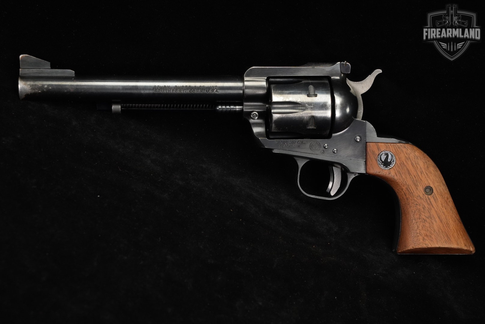 1969 Ruger Blackhawk Old Model Three-Screw 357 Magnum 6.5" Blued +HOLSTER-img-3