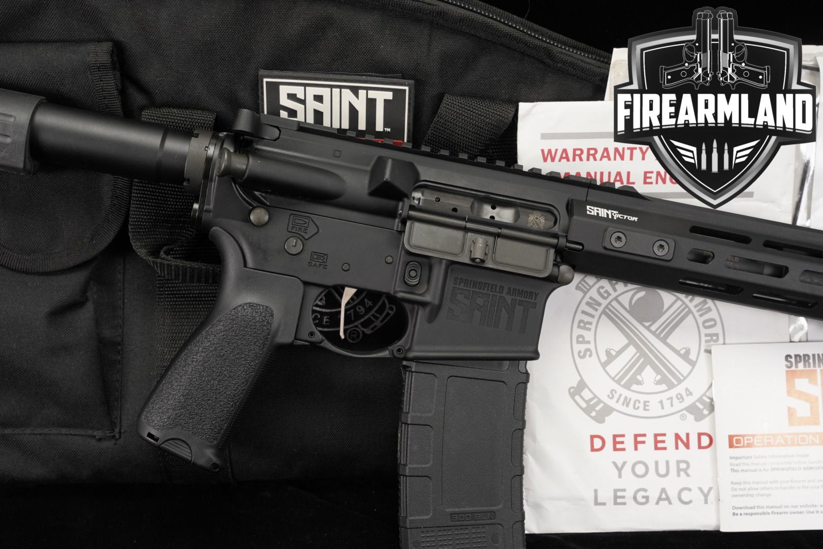 Springfield Armory SAINT Victor Pistol, .300 AAC Blackout .300 AAC Blackout (7.62x35mm) Black in Very Good Condition Thumbnail