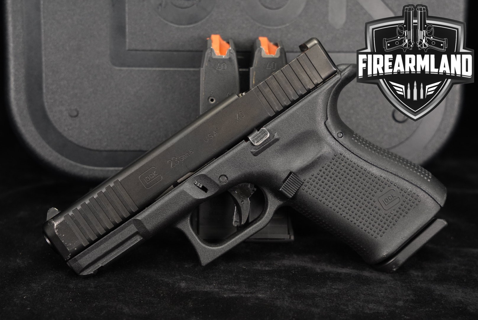 Glock 23 Gen5 G23 Gen 5 40 S&W 4.02" DIRECT-MILLED HOLOSUN +3 MAGS-img-0