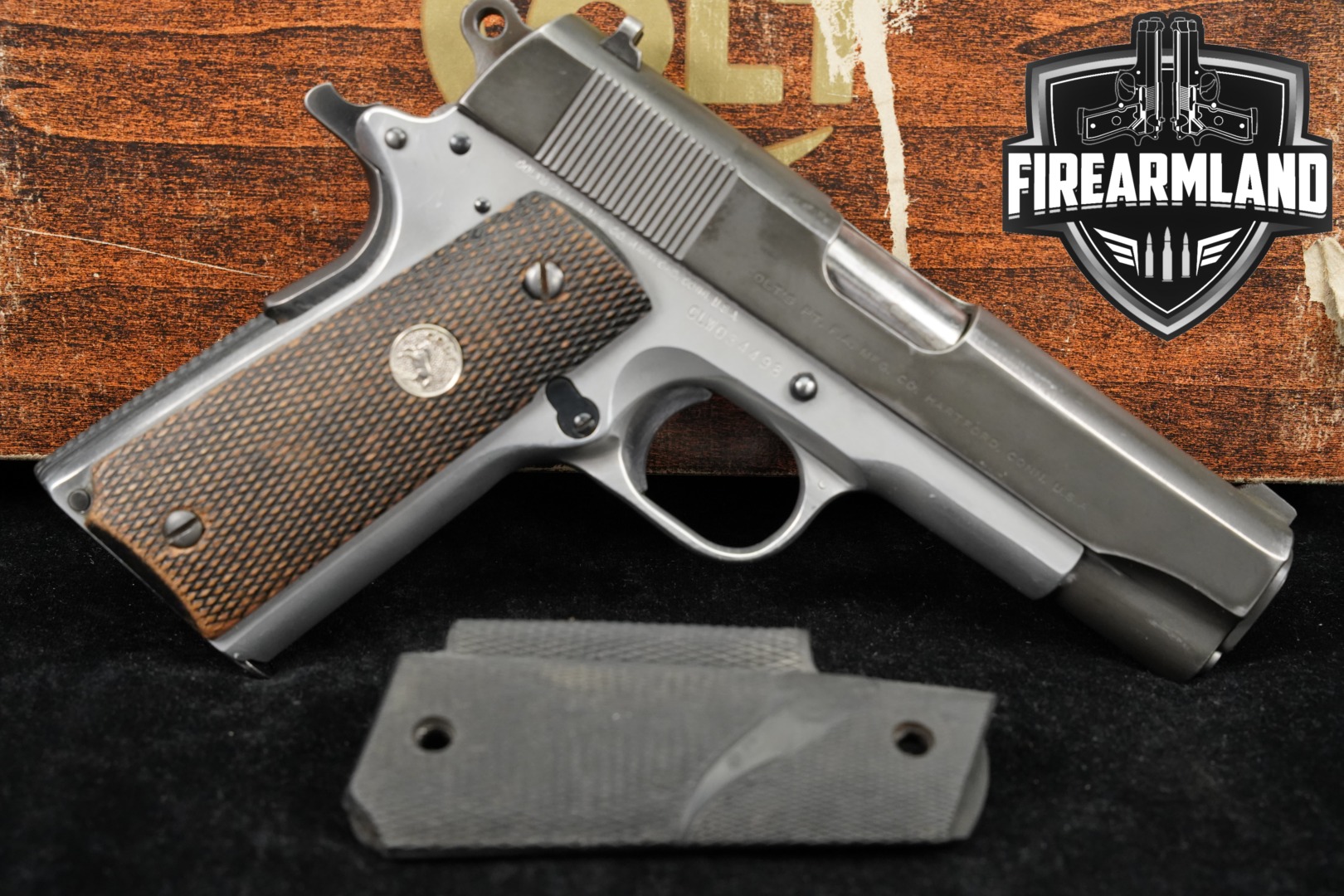 1978 Colt Lightweight Commander Pre-Series 80 .45 ACP Blued in Good Condition Thumbnail