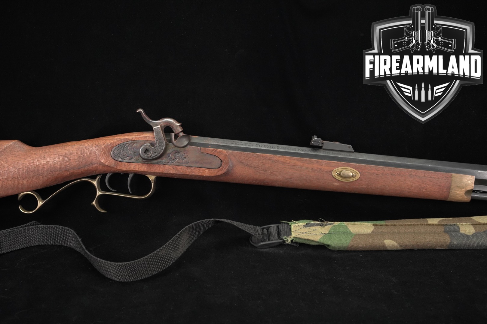 Thompson Center (TC, T/C, TCA) Hawken 1970–1995 25th Anniversary .50 caliber Walnut in Poor Condition Thumbnail
