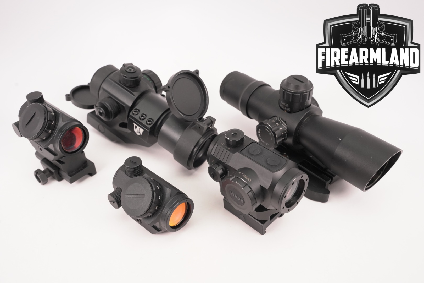 FIVE RED DOT SIGHT LOT 5 Pack Nikon Bushnell RDS-img-0