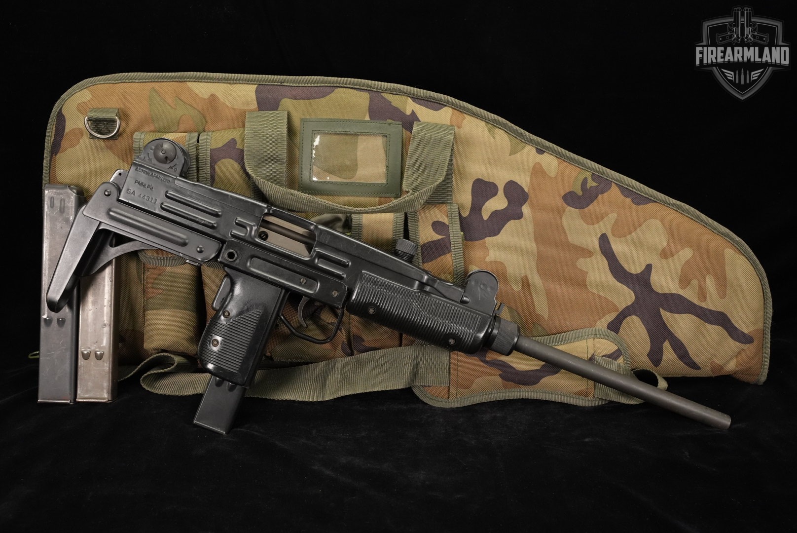 ISRAELI Military Industries UZI Carbine Model B 9mm 16" +3 MAGS, CASE-img-2