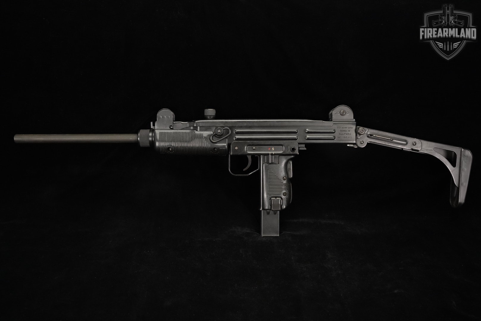 ISRAELI Military Industries UZI Carbine Model B 9mm 16" +3 MAGS, CASE-img-6