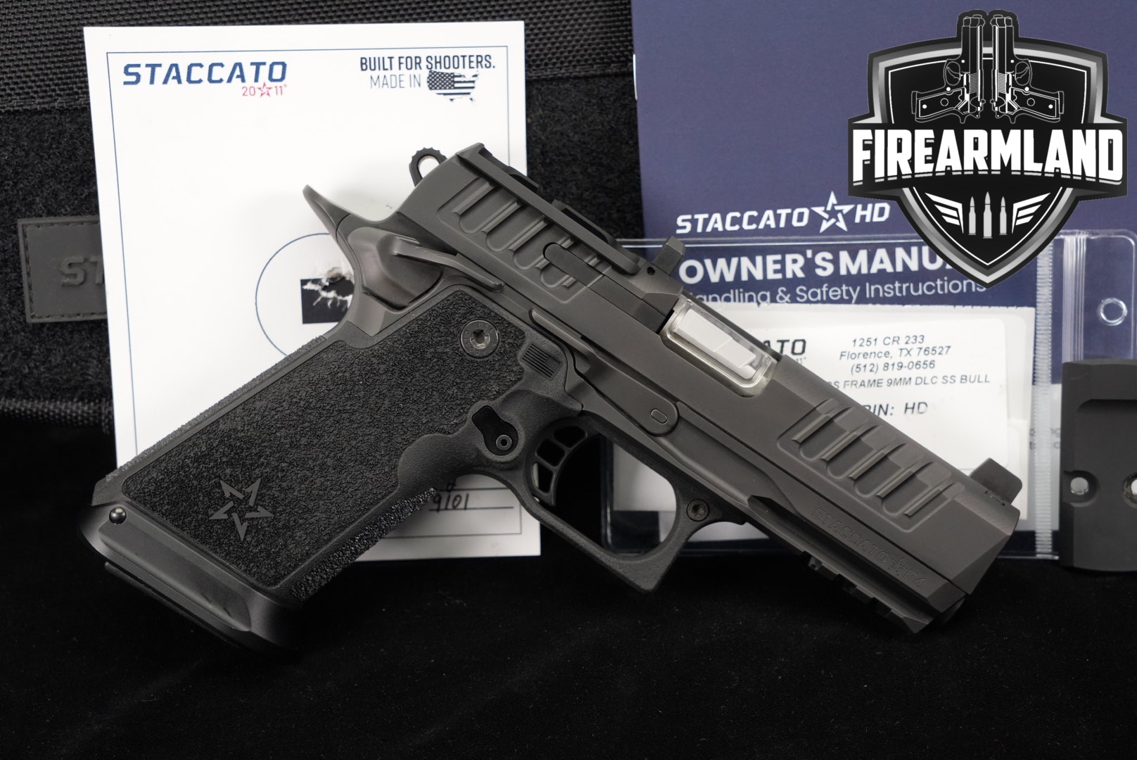 Staccato (STI) P4 HD 9mm Luger Black in Very Good Condition Thumbnail
