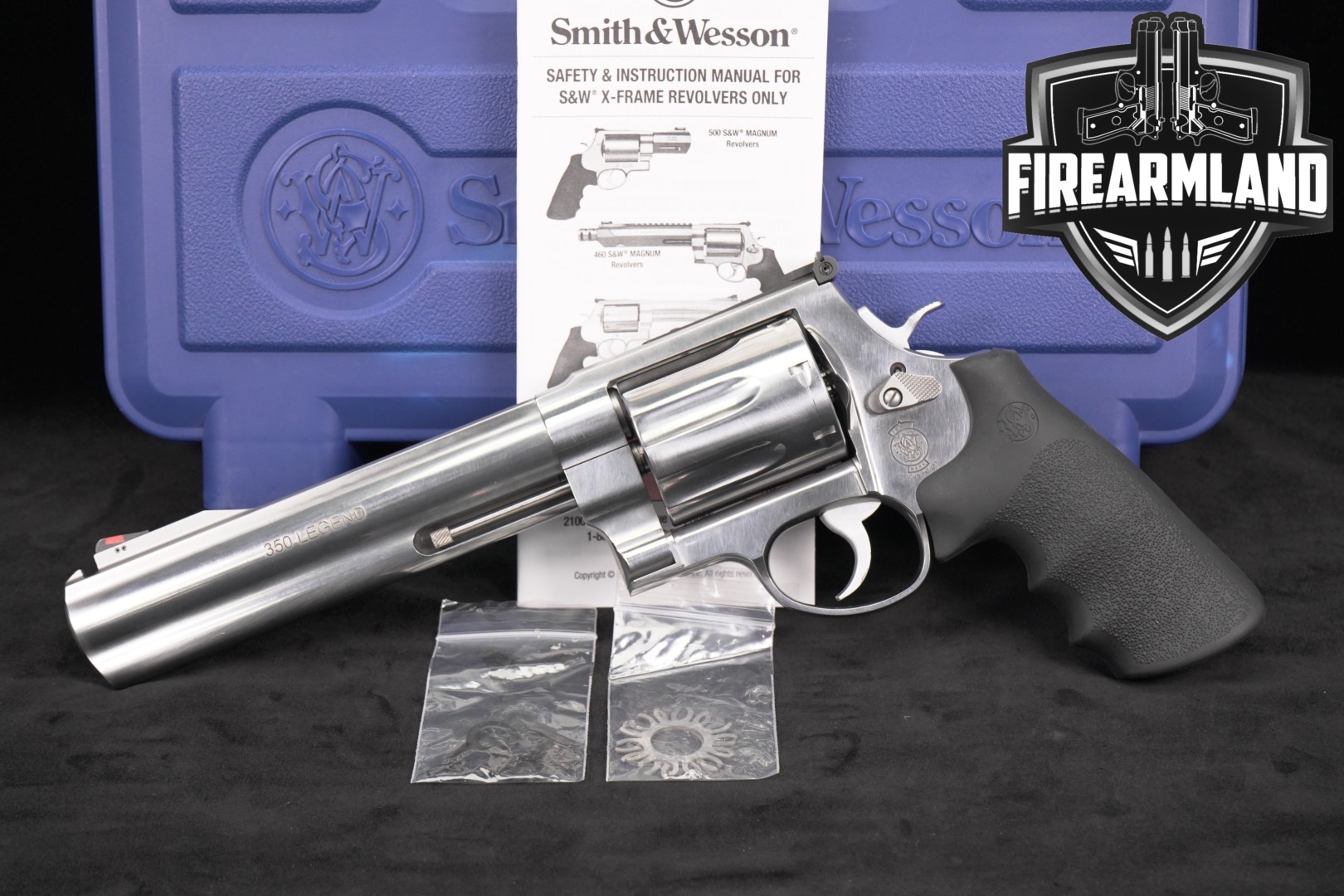 Smith & Wesson (S&W) Model 350 .350 Legend Satin Stainless in Very Good Condition Thumbnail