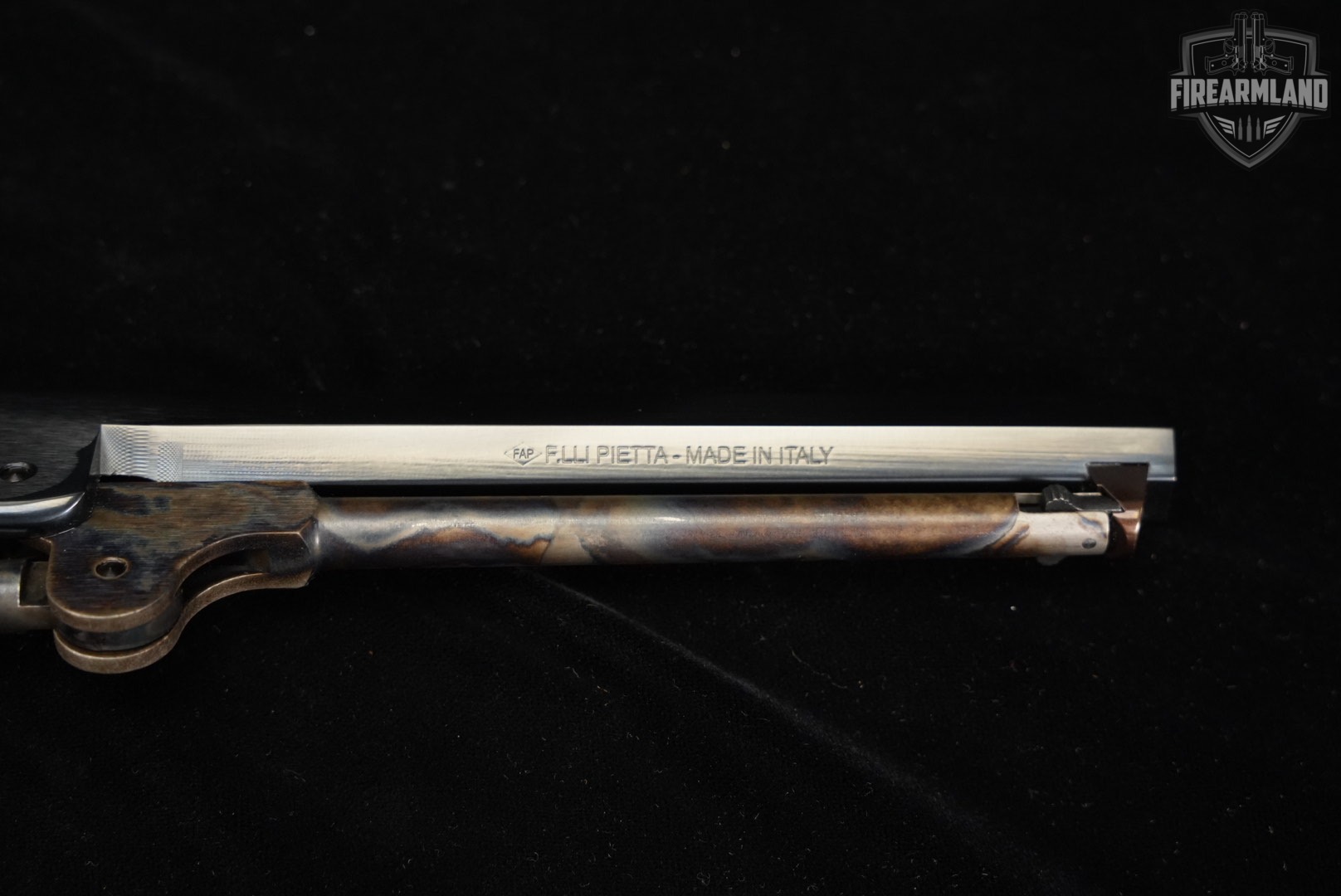 F.lli Pietta 1851 Navy 44 BPM Flli 7.5" Blued ORMSBY OCTAGON +ORIG BOX-img-15