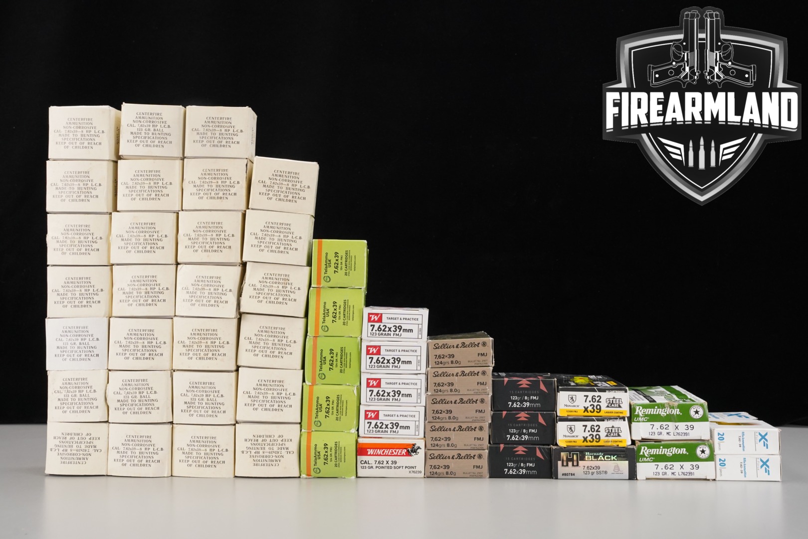 Multiple Manufacturers 7.62x39MM AMMO 7.62x39 in New - Old Stock Condition Thumbnail
