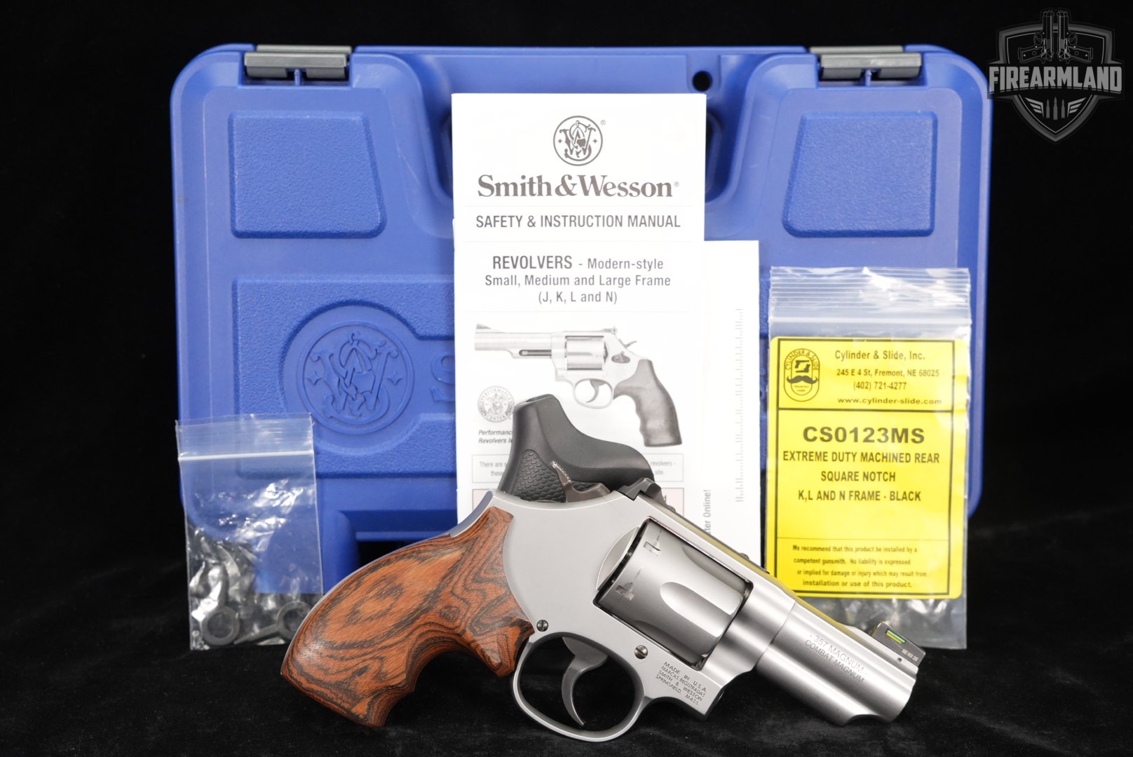 Smith & Wesson Model 66-8 Combat Magnum S&W 357 Mag 2.75 Stainless DA/SA-img-2