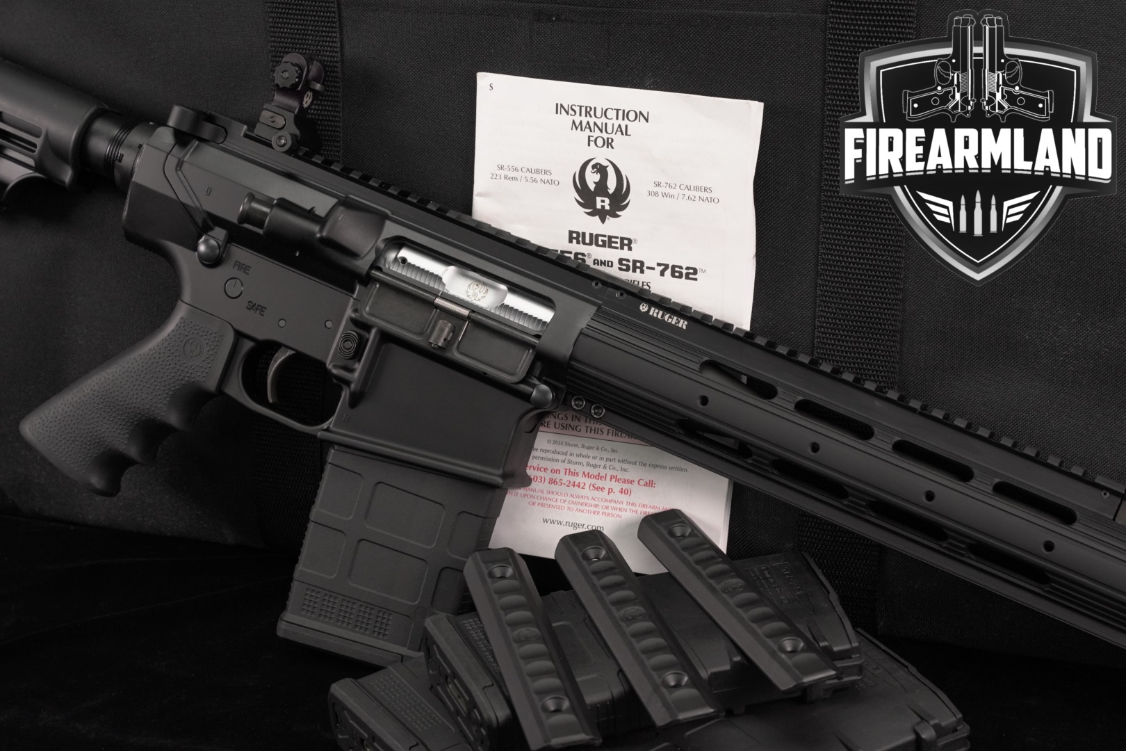 Ruger SR-762 308 Winchester AR-10 AR10 16.12" SR762 +4 MAGS & ORIG CASE-img-0