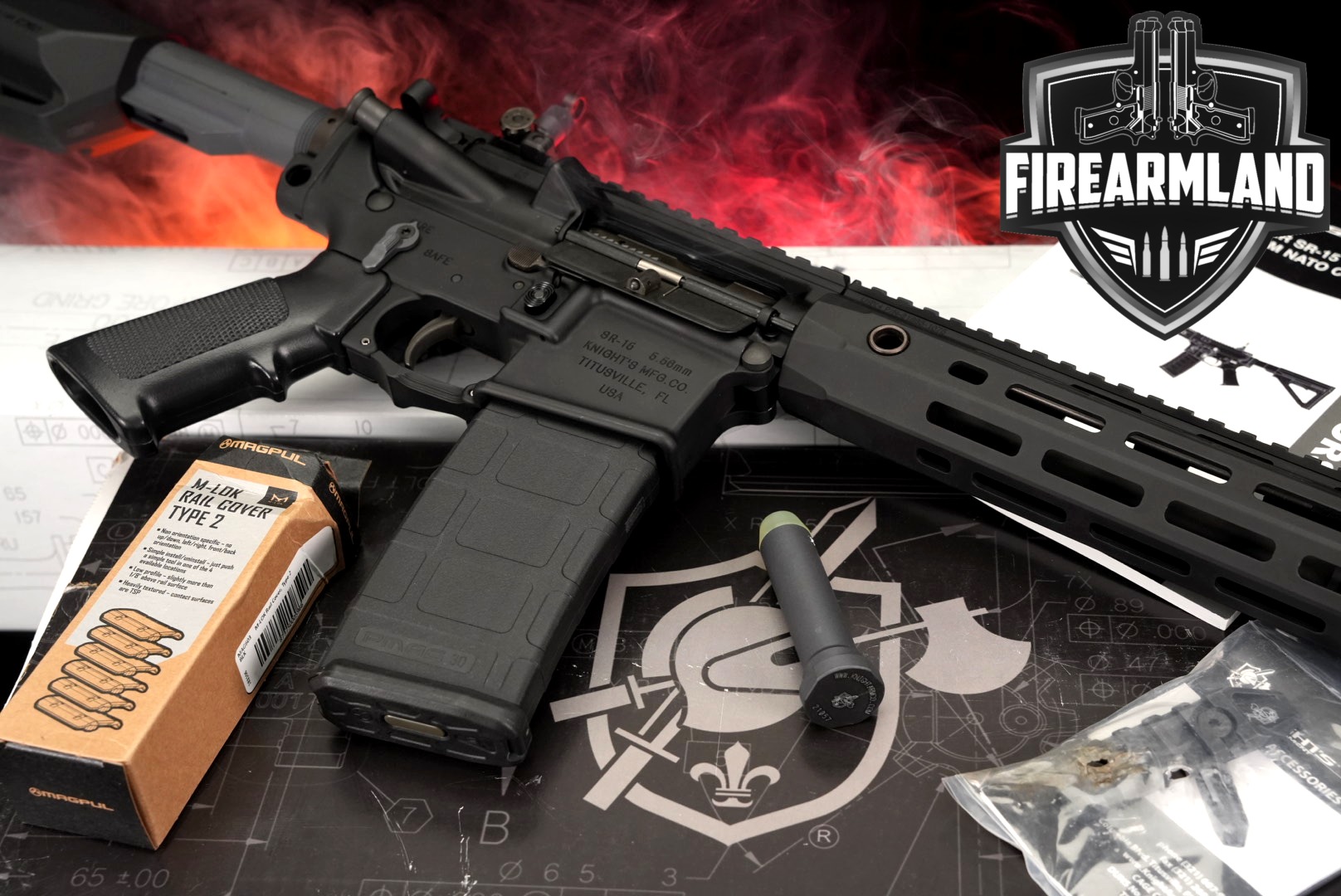 Knight's Armament (KAC) SR-15 CQB Mod 2 5.56mm NATO Black in Excellent Condition Thumbnail