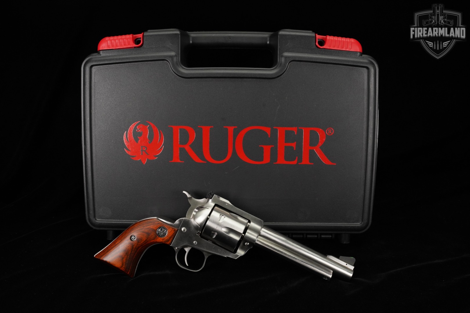 Ruger New Model Super Blackhawk 44 Rem Mag 5.5" Satin Stainless +ORIG CASE-img-2