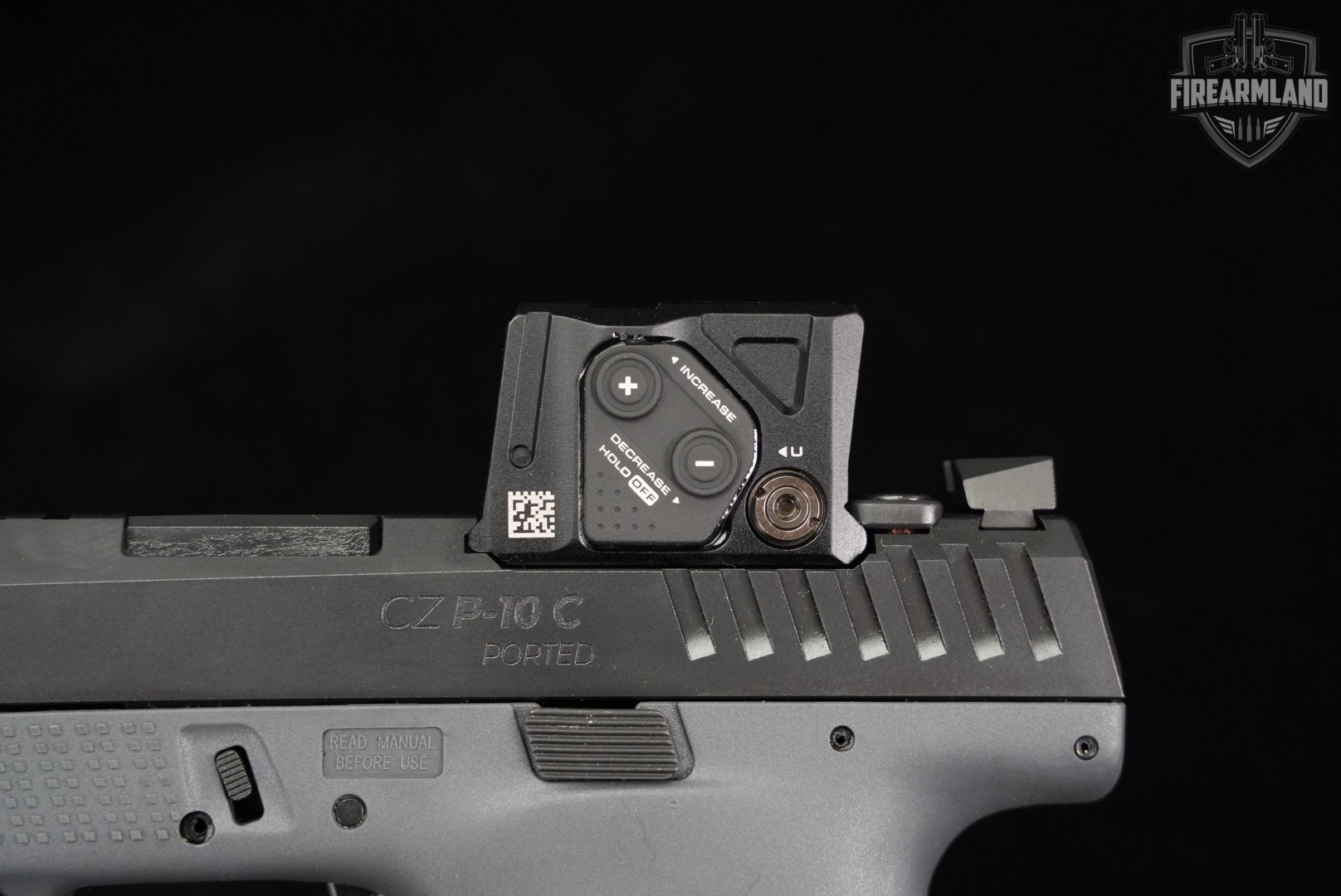 CZ P-10 C PortedElite 9mm Black & Grey P10 P10C +ORIG CASE, AIMPOINT COA-img-13